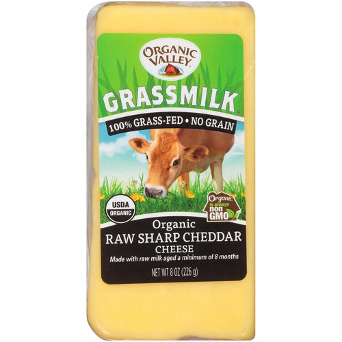 Organic Valley Raw Sharp Cheddar Cheese