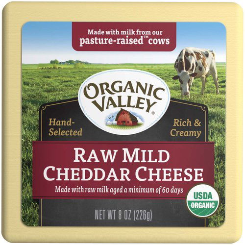 Organic Valley Raw Mild Cheddar Cheese