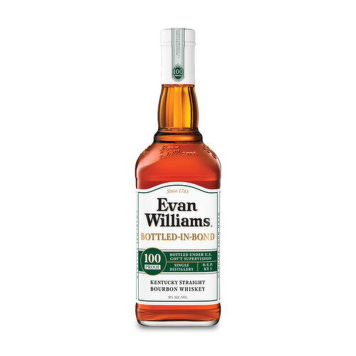 Evan Williams Bottled in Bond White Label Bourbon