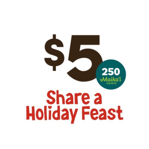 $5 Share a Holiday Feast Donation