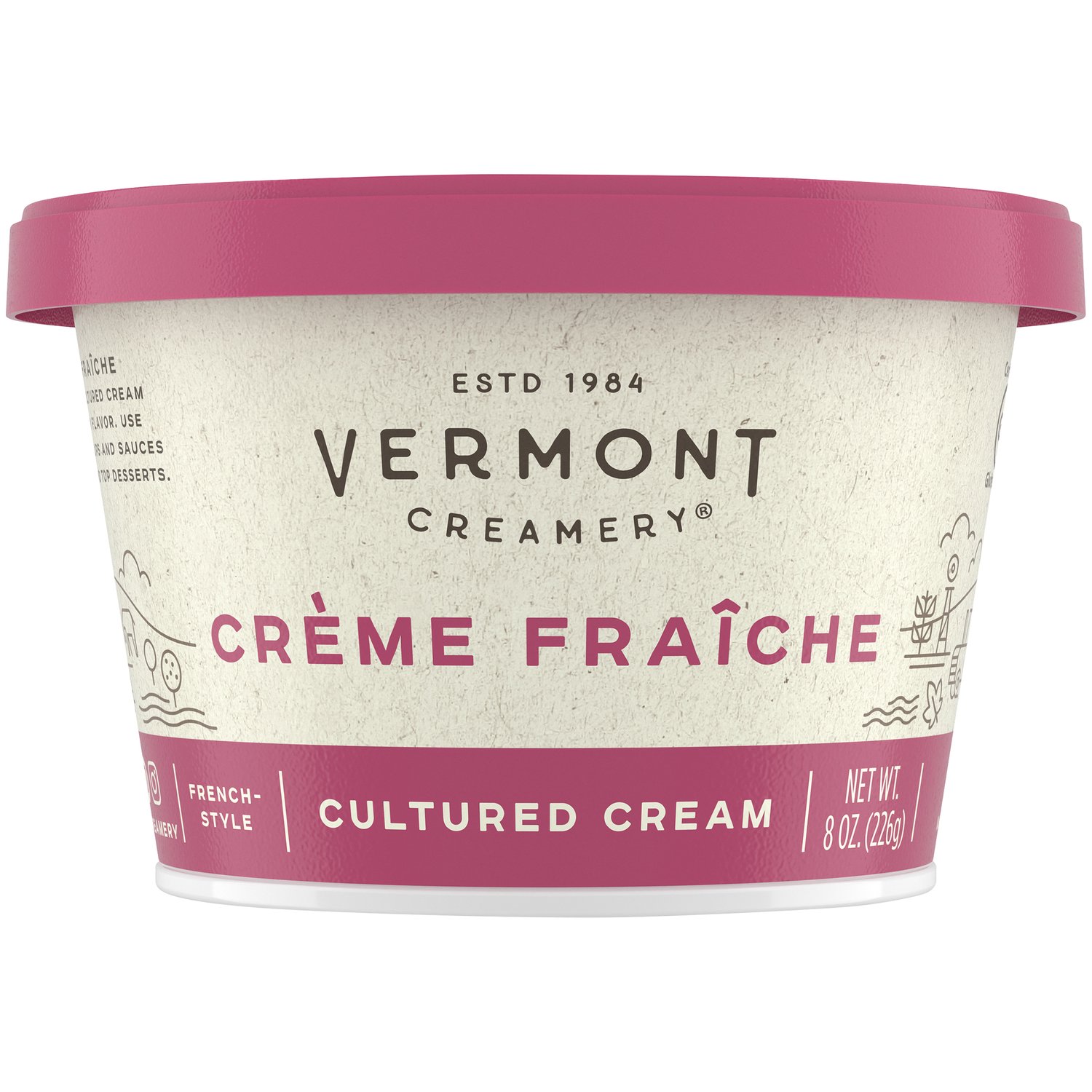 輸入裏地(morada FRESH CREAM) Vermont Creamery Creme Fraiche - Foodland