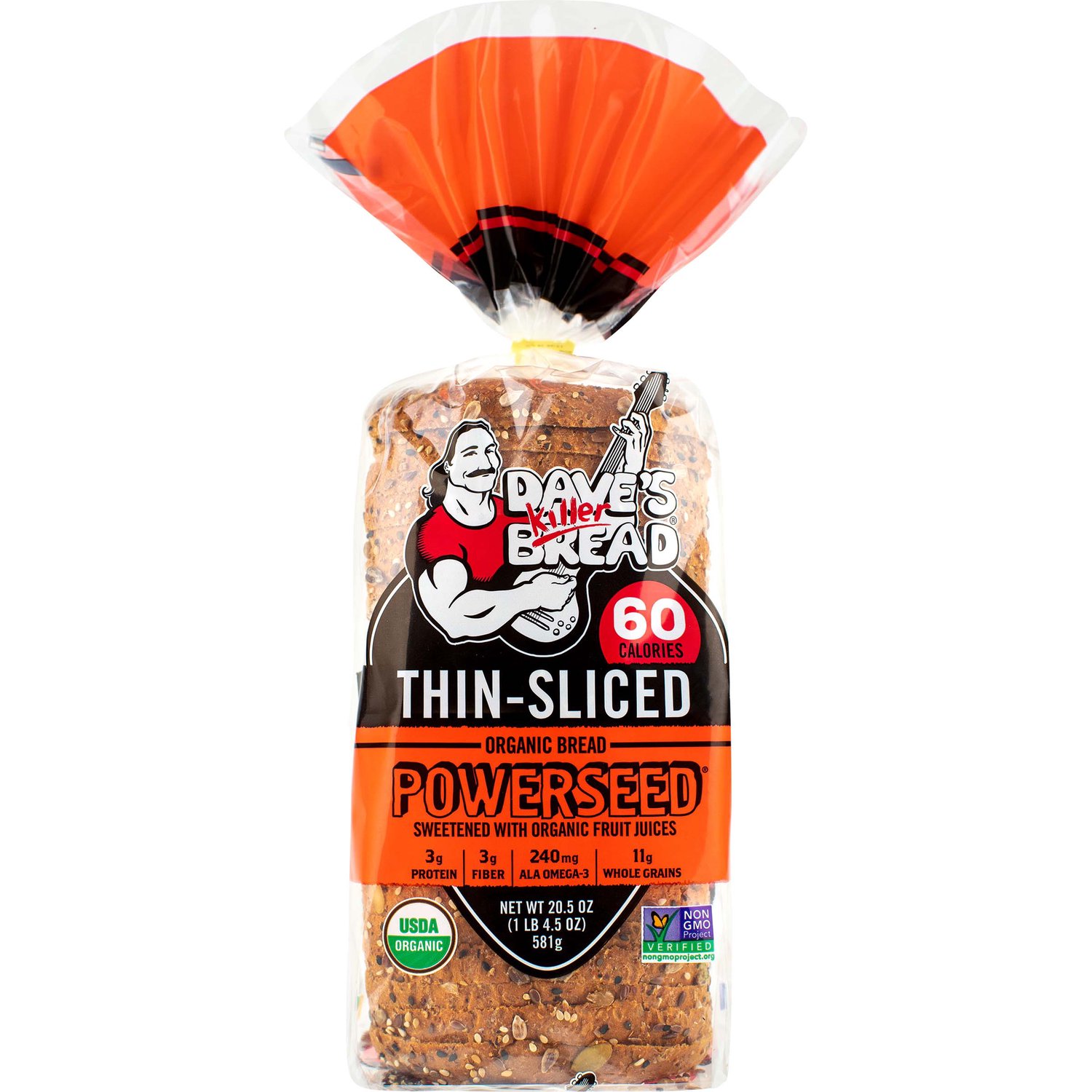 Dave's Killer Bread Organic Powerseed Bread Thin-Sliced Dave's Killer Bread Organic Powerseed Bread Thin-Sliced