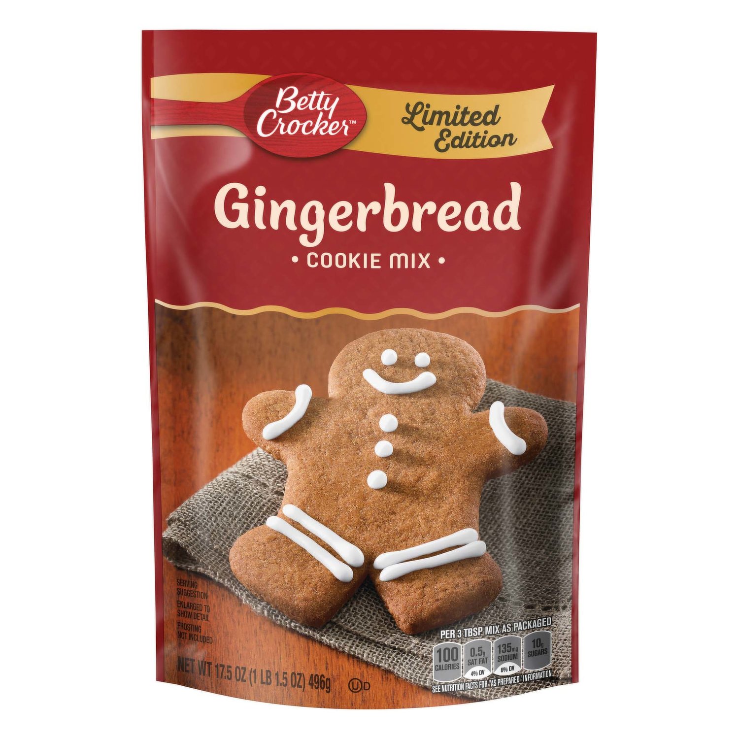 Betty Crocker Gingerbread Cookie Mix, 17.5 Oz - Foodland