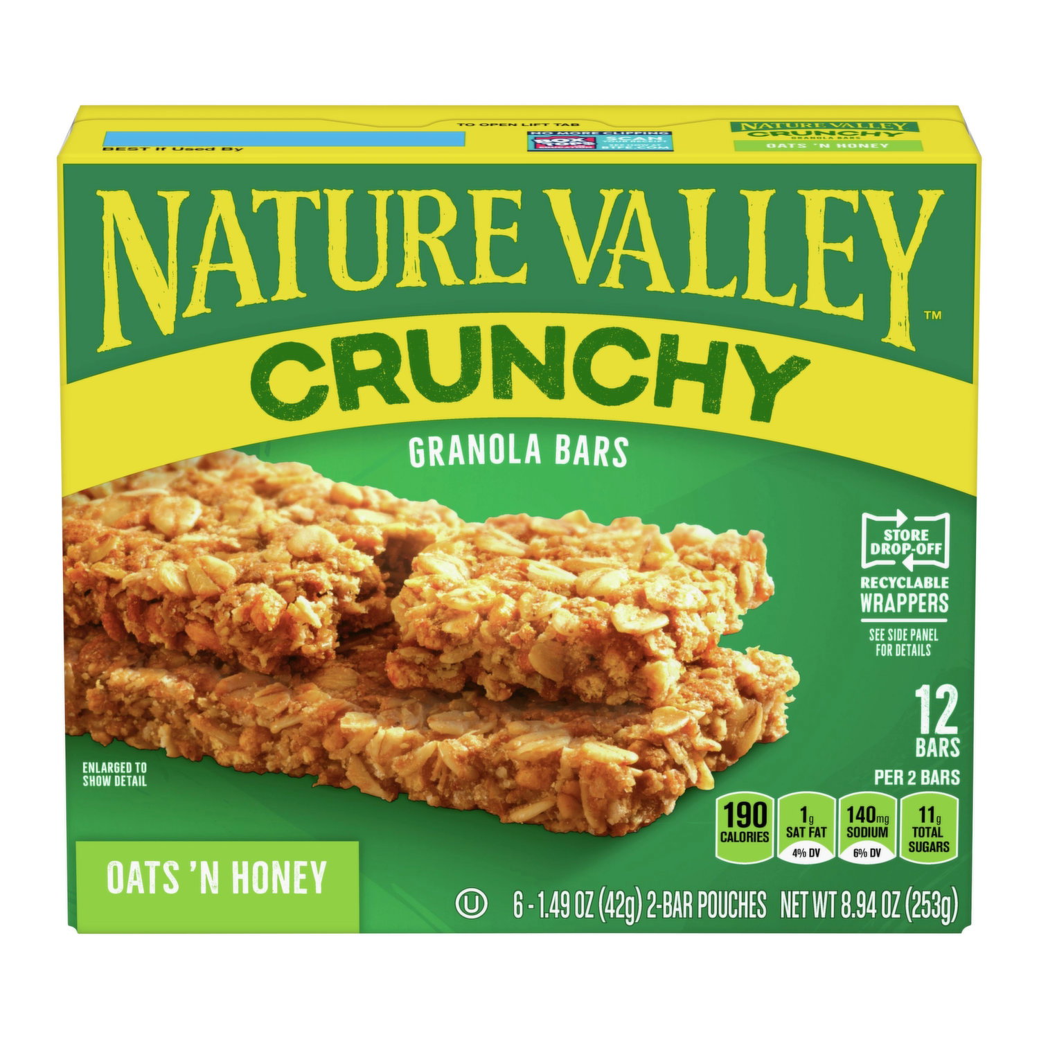 Nature Valley Oats 'N Honey Granola Bars - Foodland