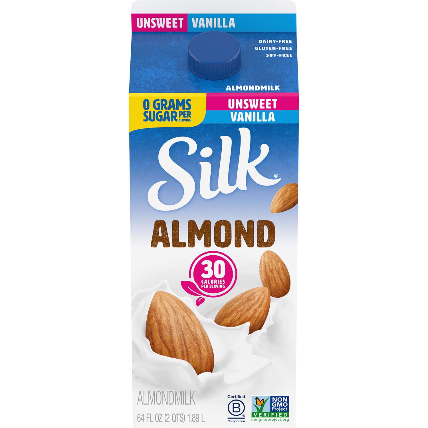Silk Almond, Vanilla Unsweetened - Foodland