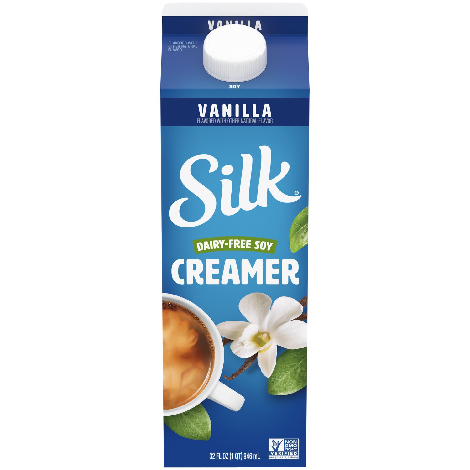 Silk Dairy-Free Soy Creamer, Vanilla - Foodland