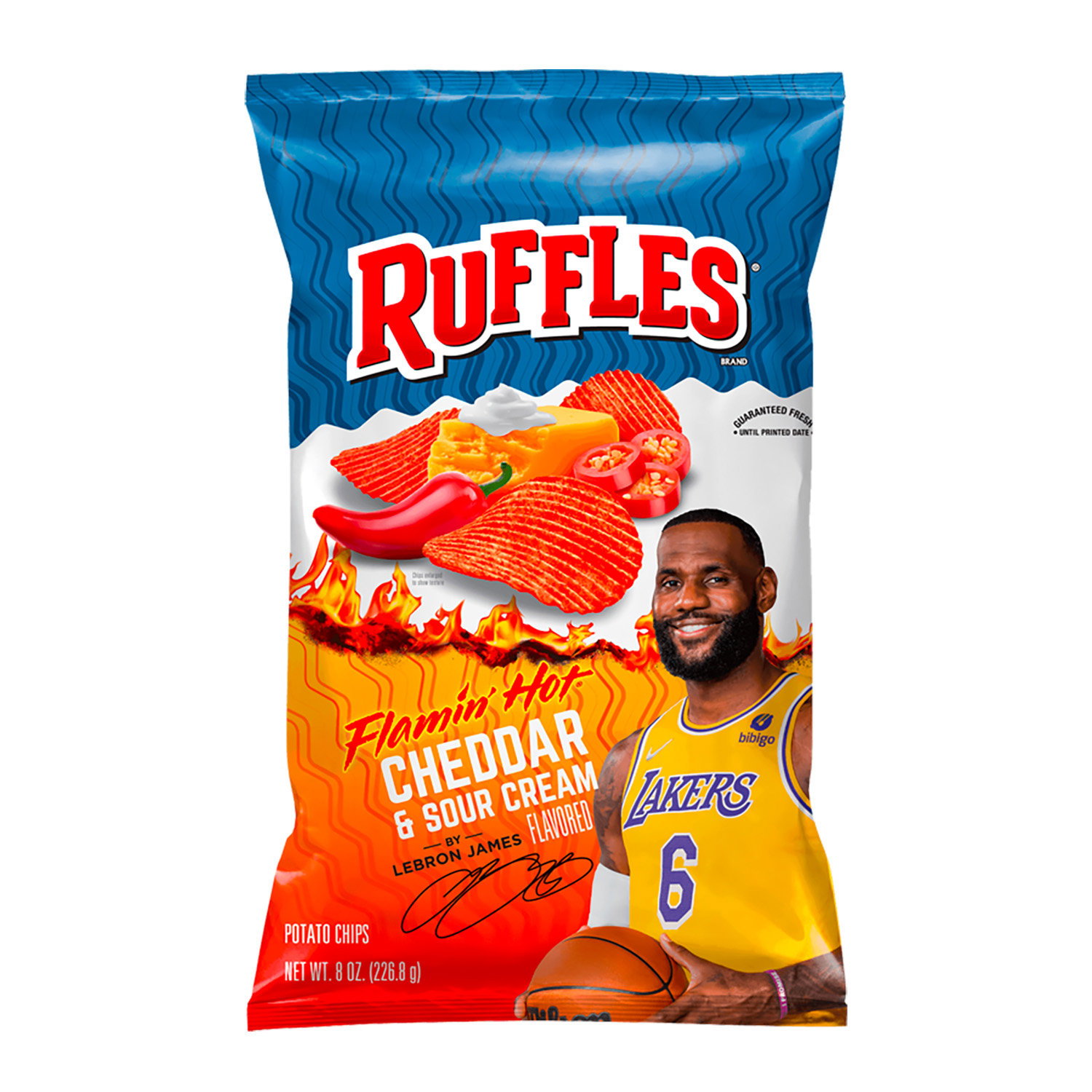 hot bbq ruffles
