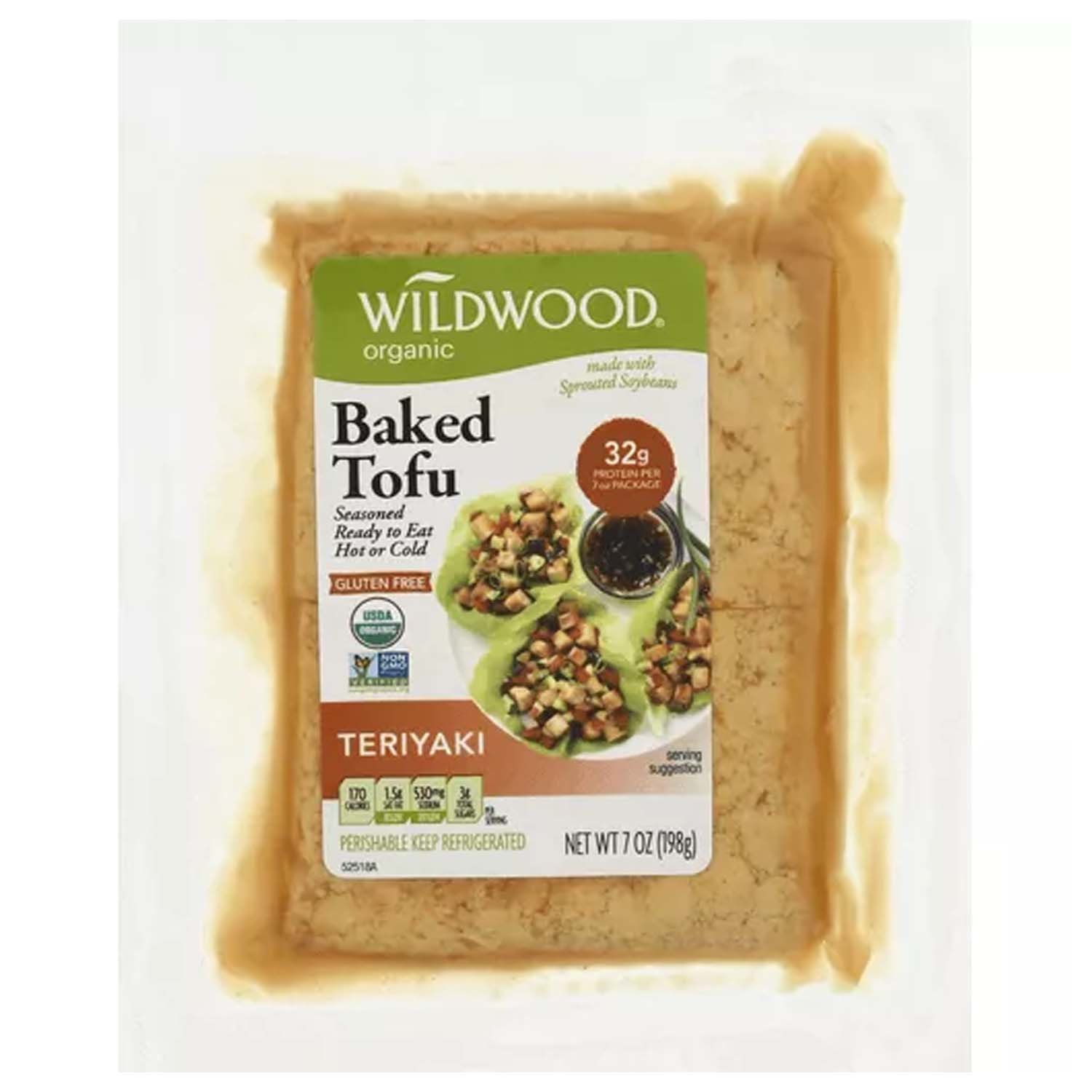 Wildwood Organic Tofu, Teriyaki Baked - Foodland