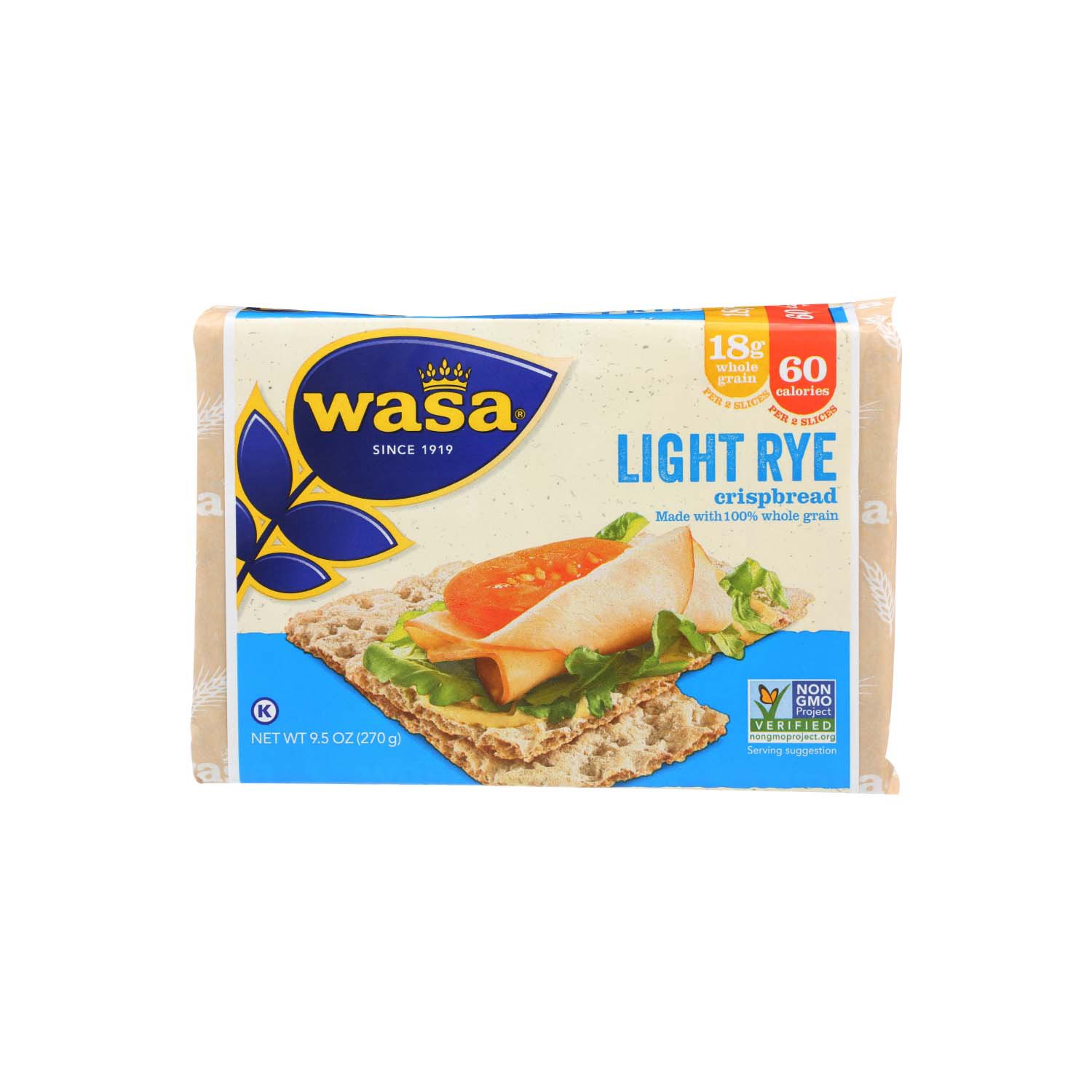 Wasa Crispbread, Light Rye, Whole Grain - Foodland