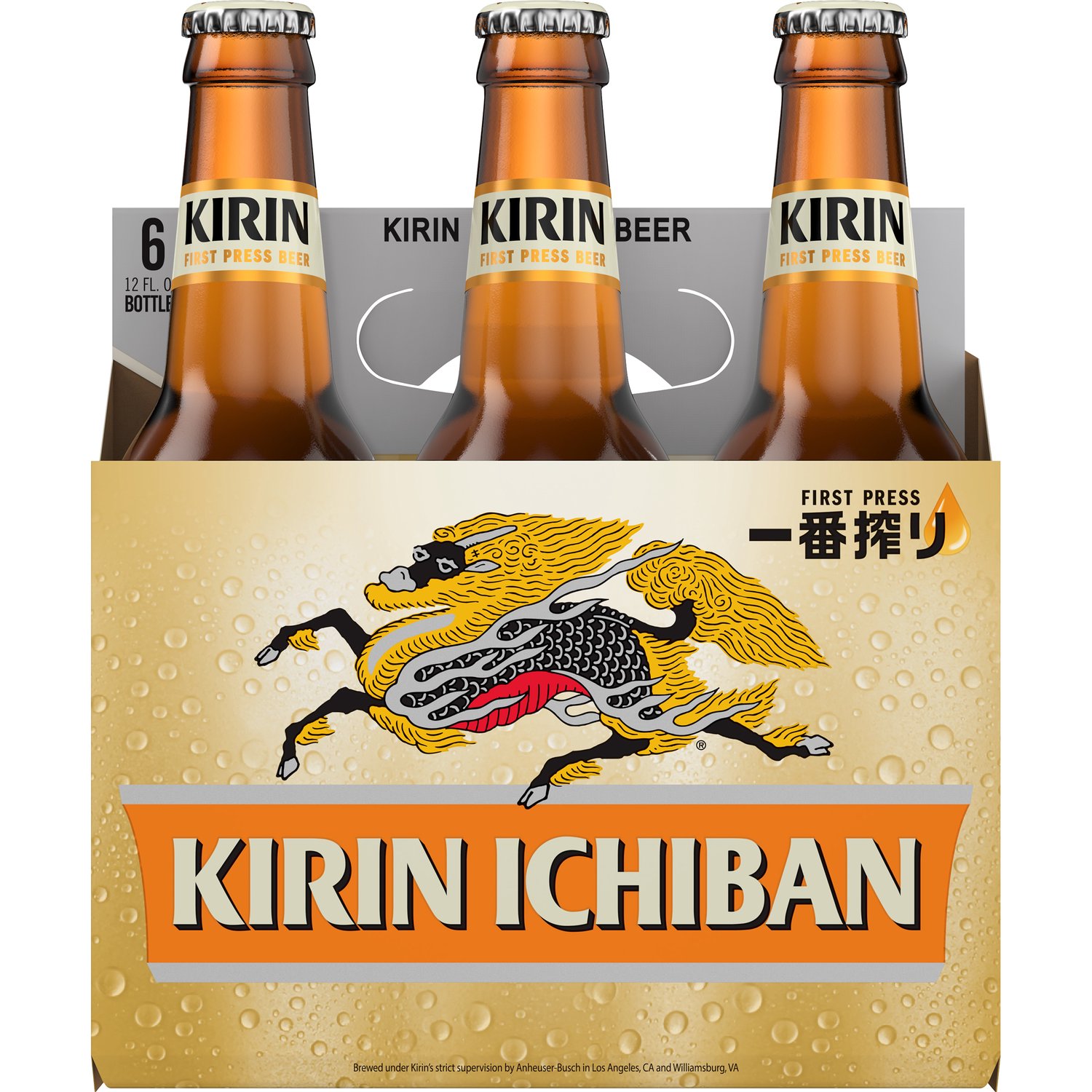 Kirin Ichiban Beer, Bottles (Pack of 6) - Foodland