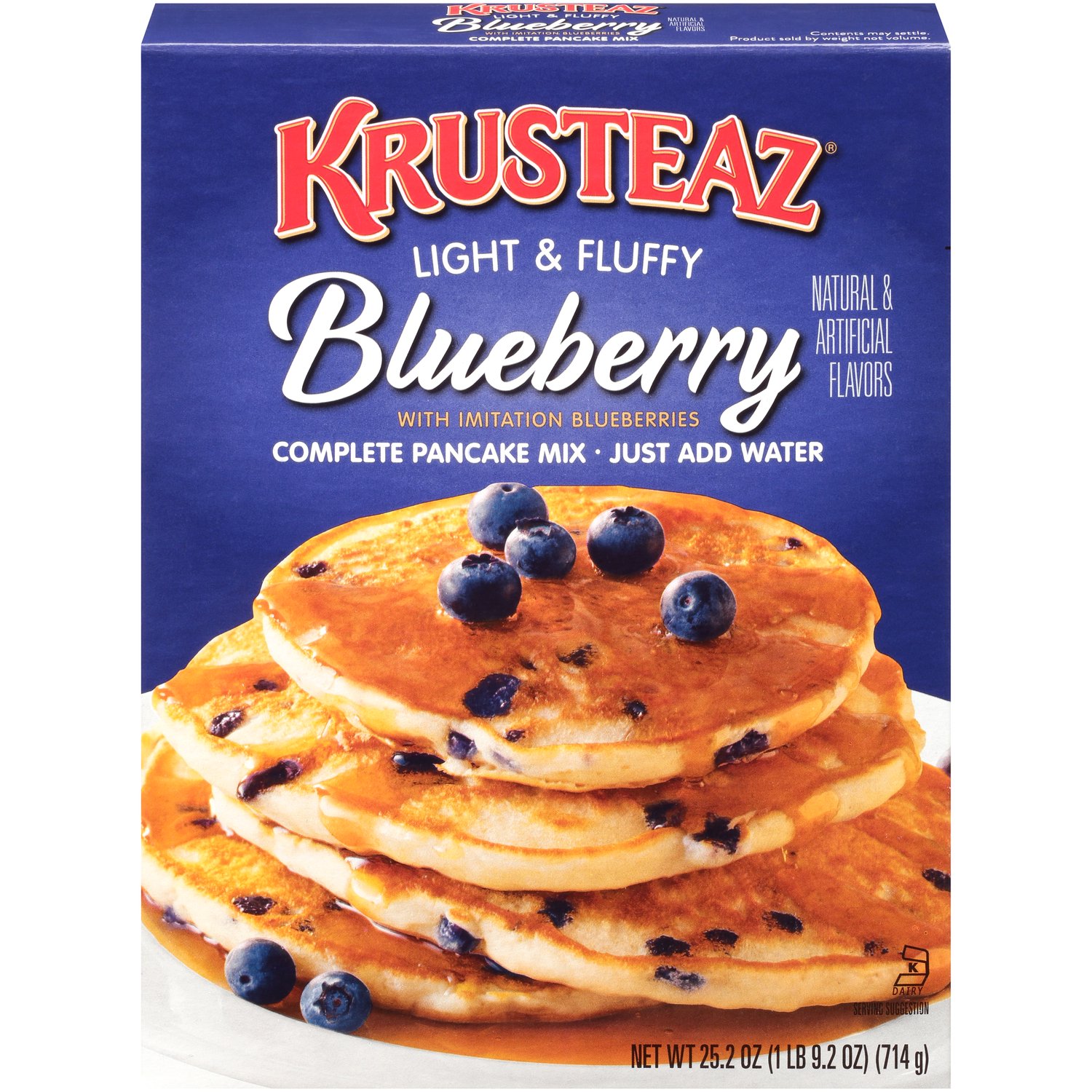 Krusteaz Light & Fluffy Complete Pancake Mix, Blueberry - Foodland