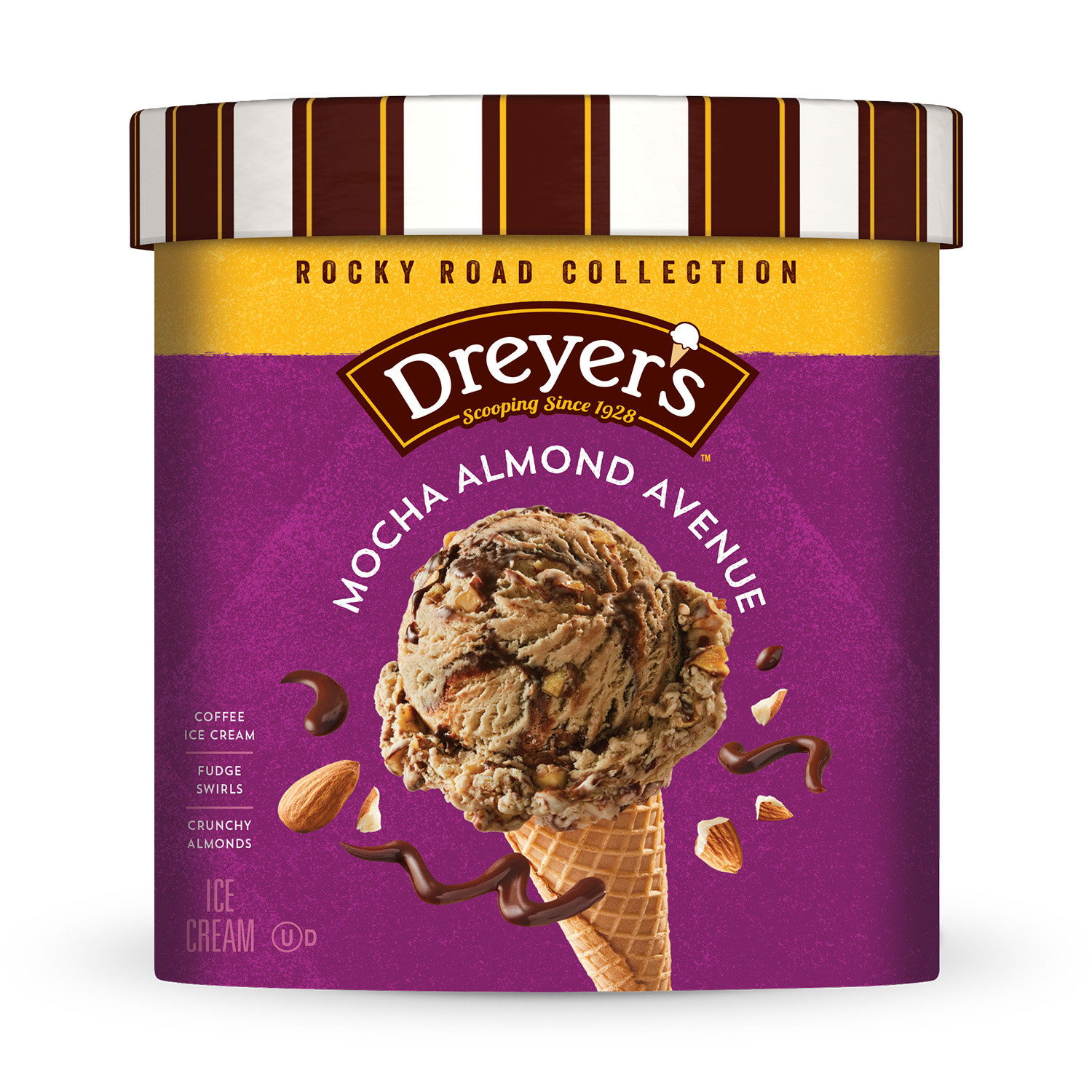 Dreyer's Classic Ice Cream, Mocha Almond Fudge - Foodland