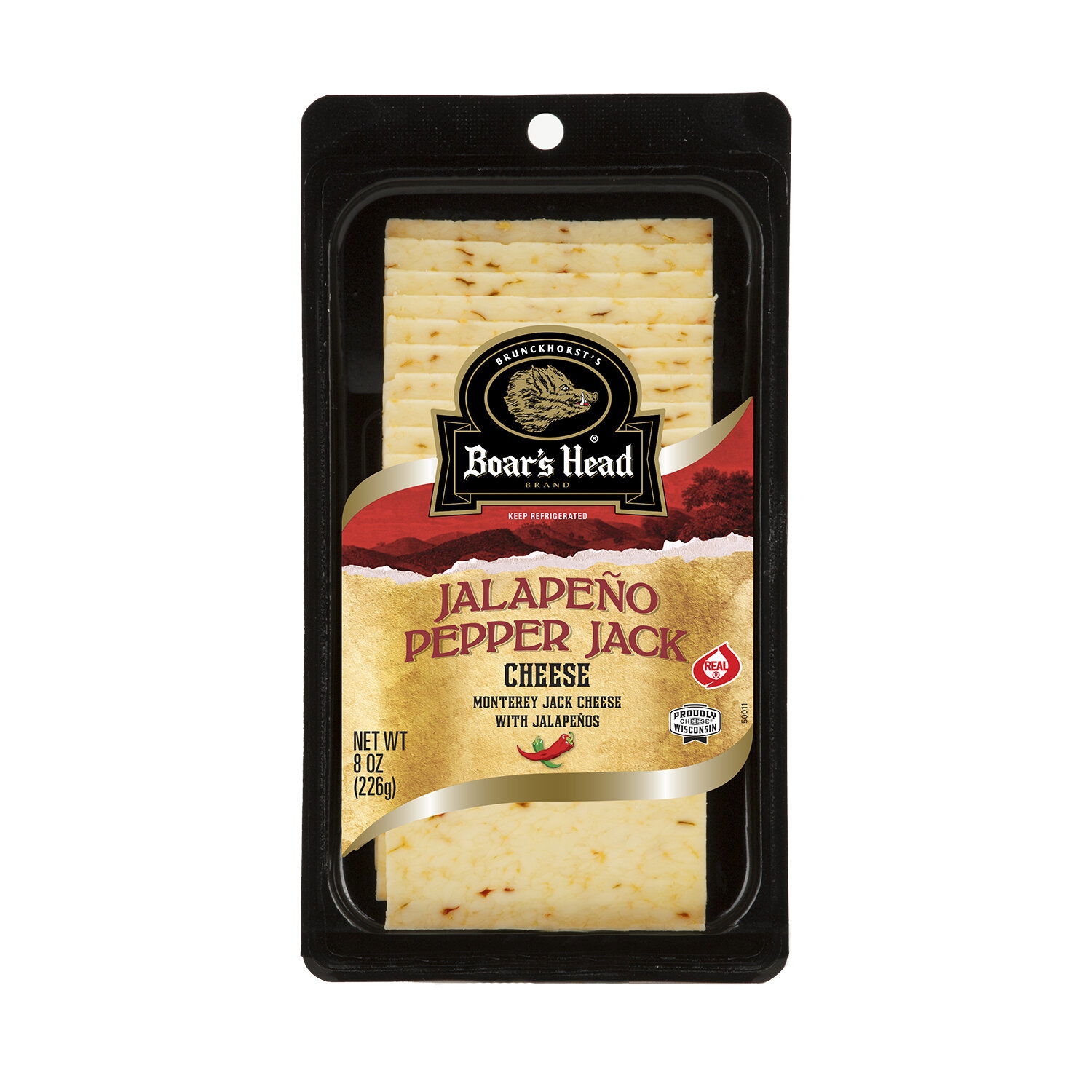 Boar's Head Monterey Jack with Jalapeno Sliced Cheese - Foodland