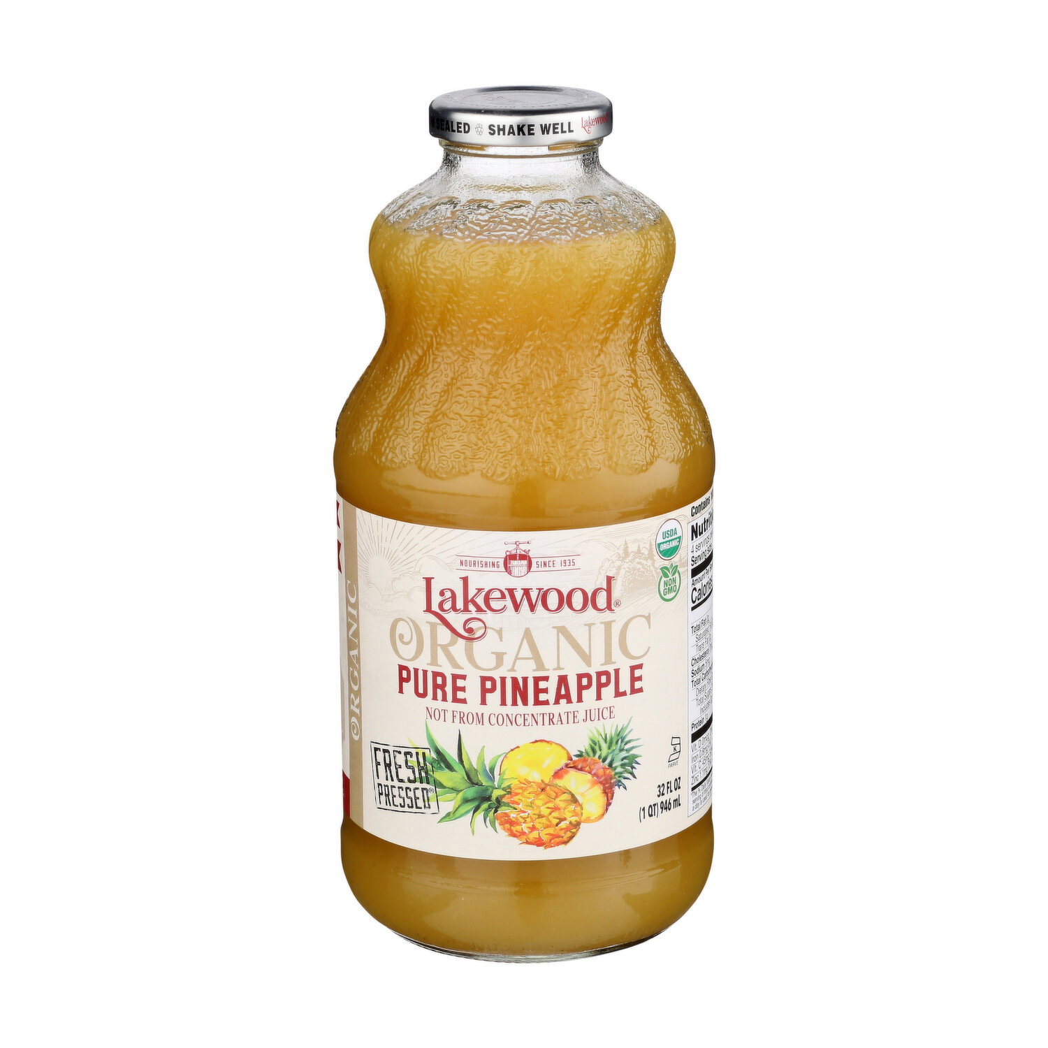 Lakewood Organic Pure Pineapple Juice - Foodland