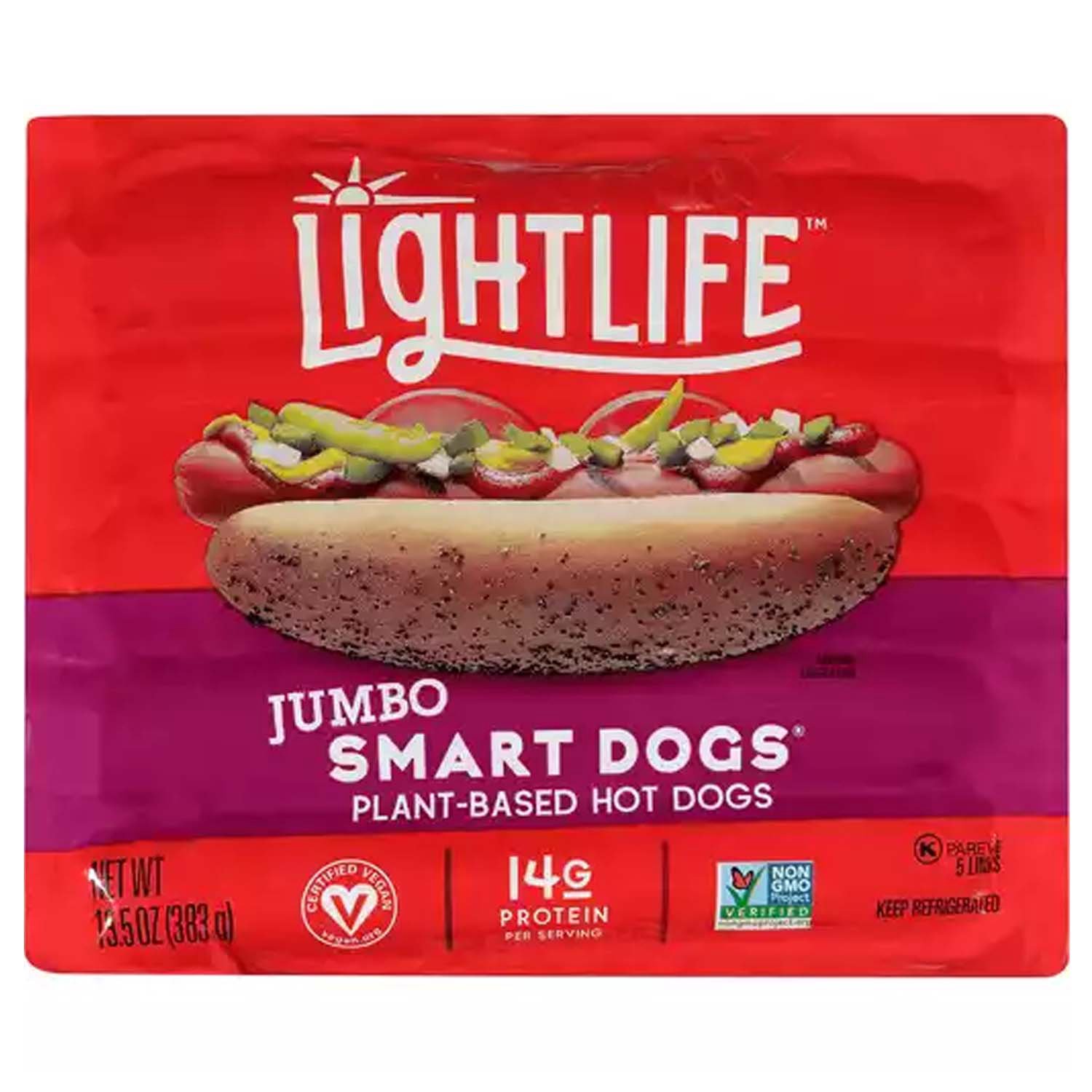 Lightlife Smart Deli Dogs, Jumbo - Foodland