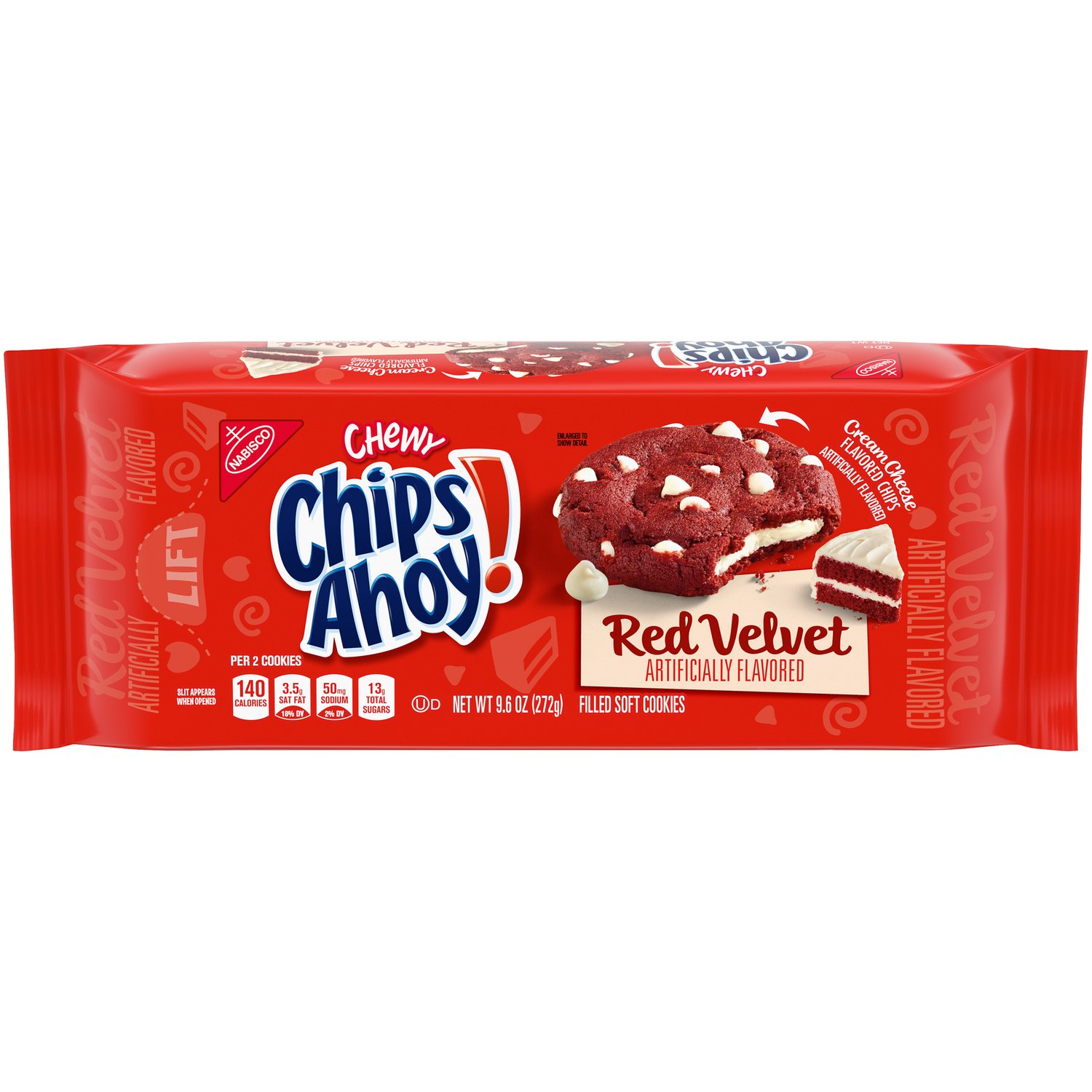 CHIPS AHOY! Chewy Red Velvet Cookies, 1 Pack (9.6 oz.) - Foodland