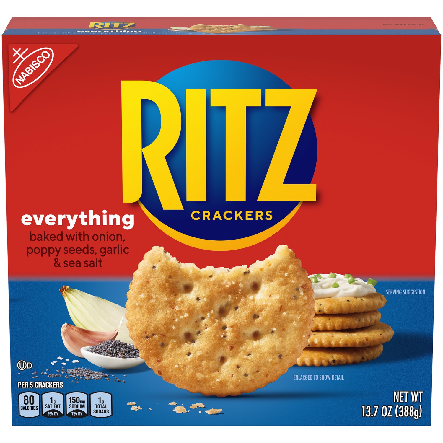 Ritz PURE POINT　7個 Ritz Everything Crackers, 13.7oz box - Foodland