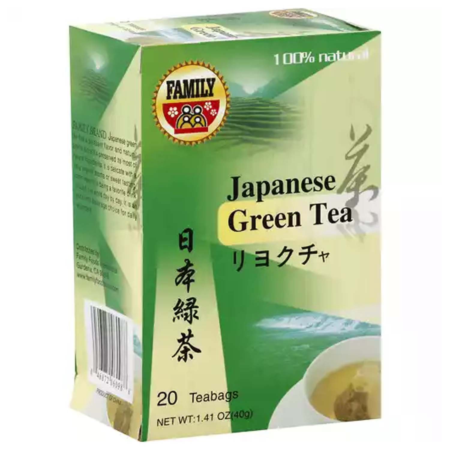 Family Japanese Green Tea Bags - Foodland