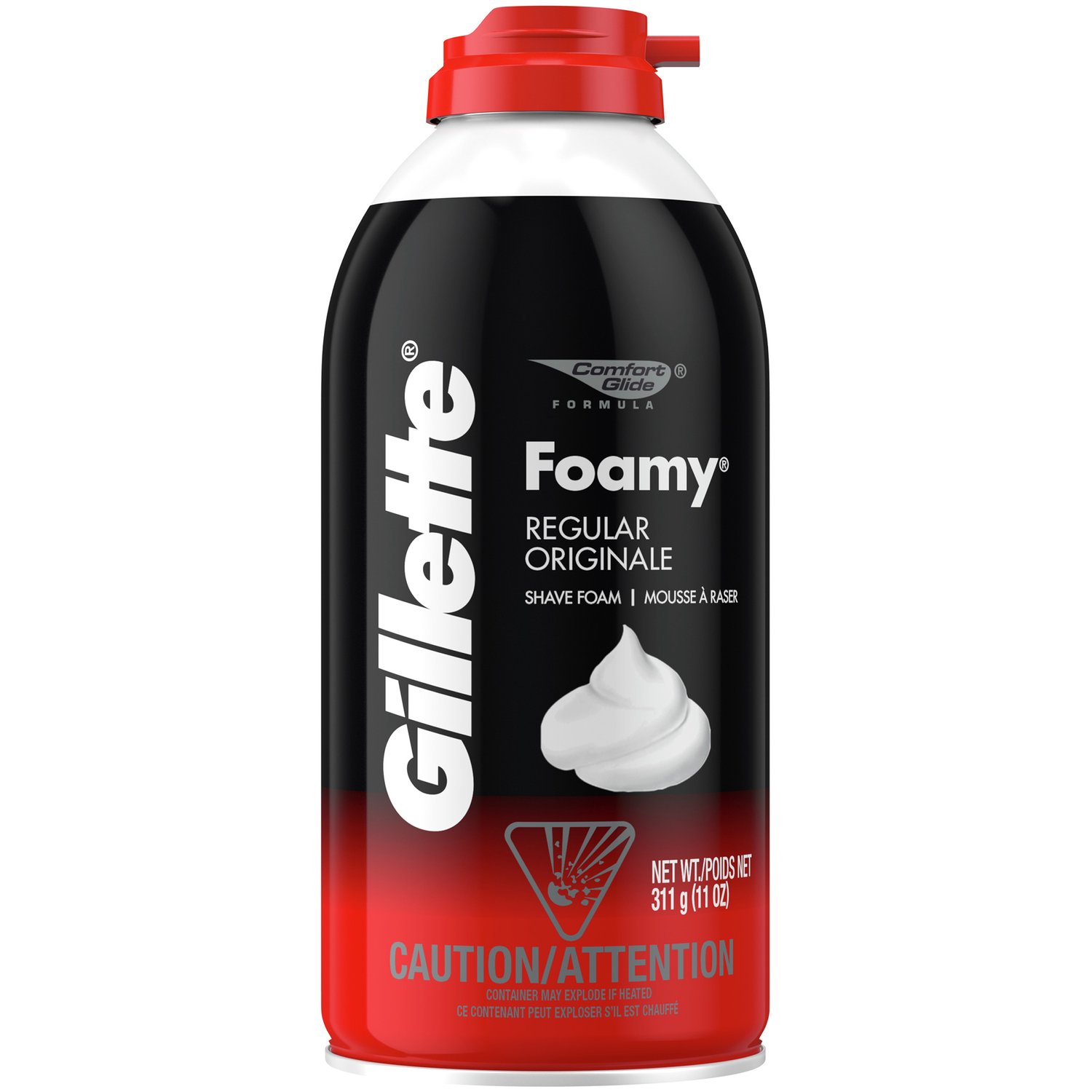 Gillette Foamy Shaving Cream, Regular - Foodland