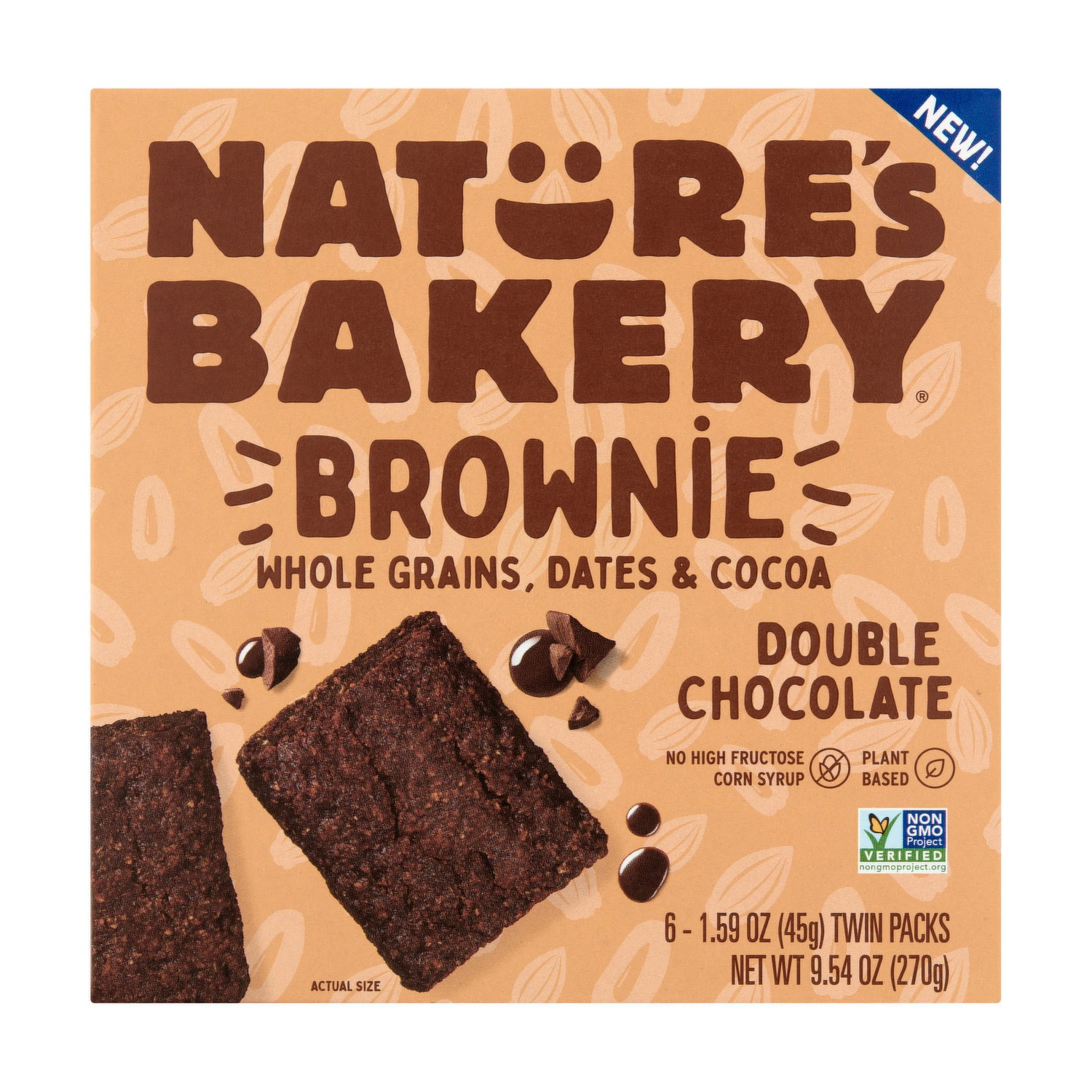 Nature's Bakery Double Chocolate Brownie (6-pack) - Foodland