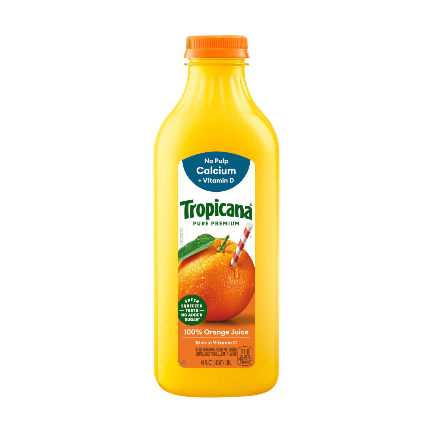 Tropicana Pure Premium Original No Pulp 100% Orange Juice With