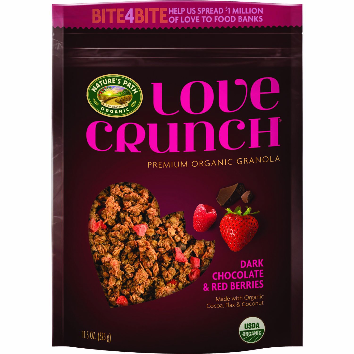 choco.and.love　紅ぷり8kg+4kgぐるりん Love Crunch Organic Premium Granola, Dark Chocolate & Red Berries