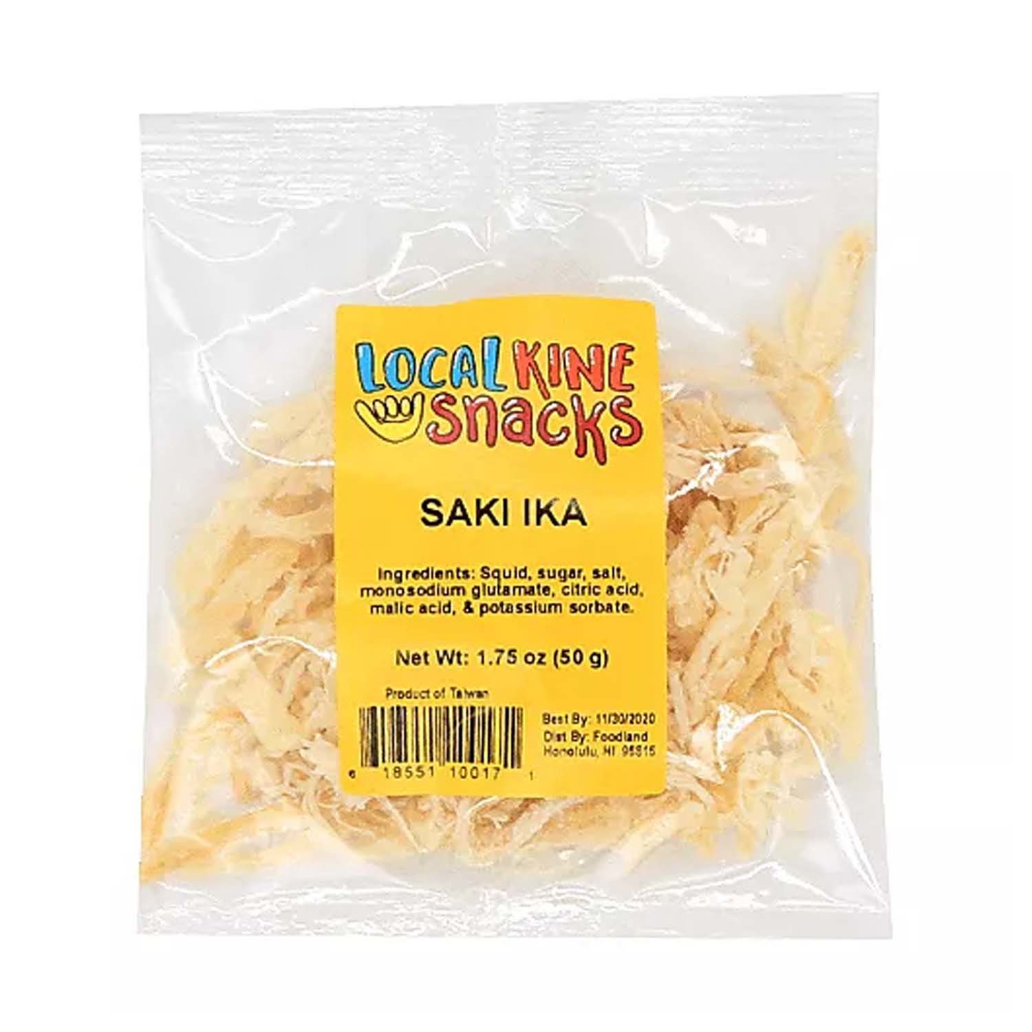 Local Kine Snacks, Saki Ika - Foodland
