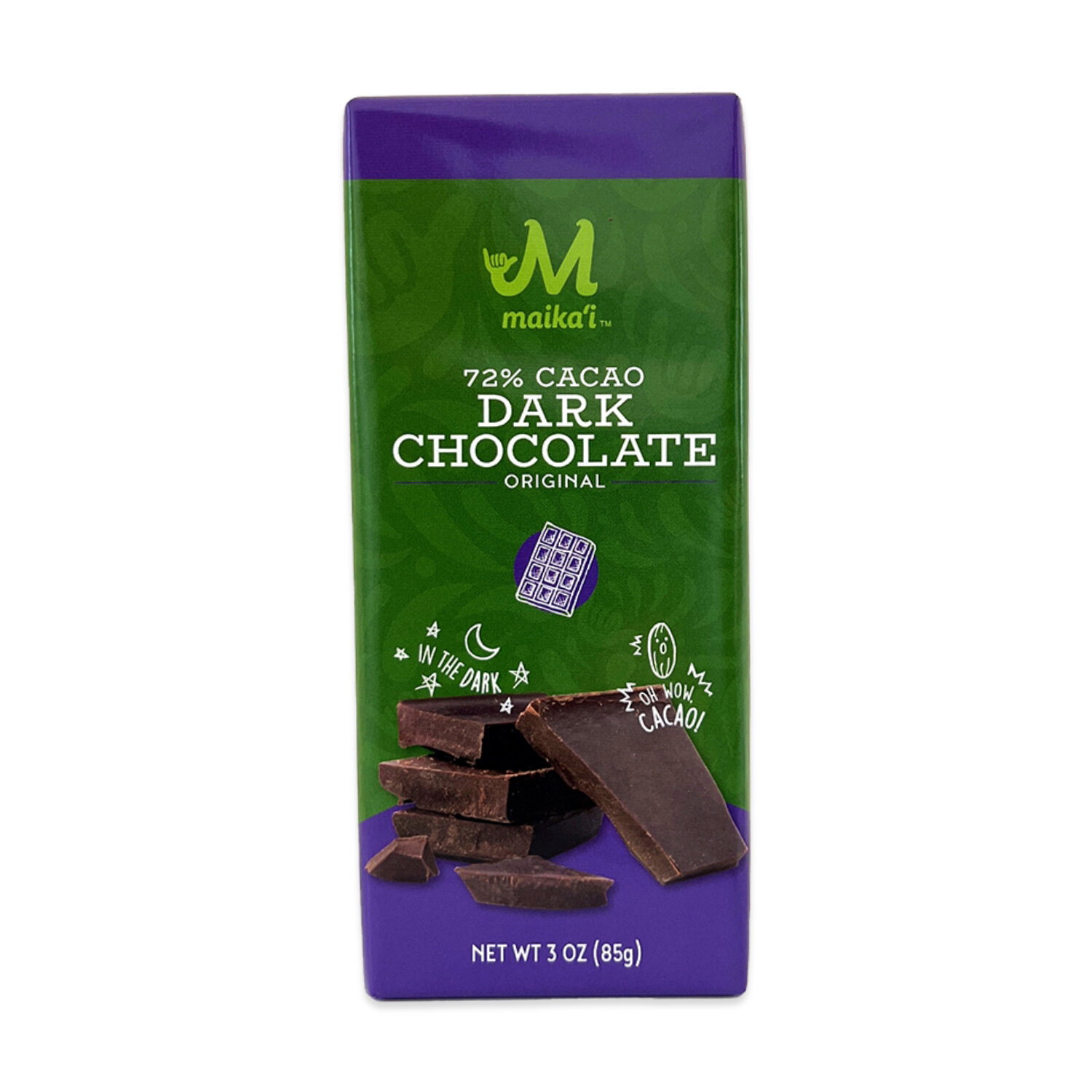 Maika`i 72% Dark Chocolate Bar - Foodland