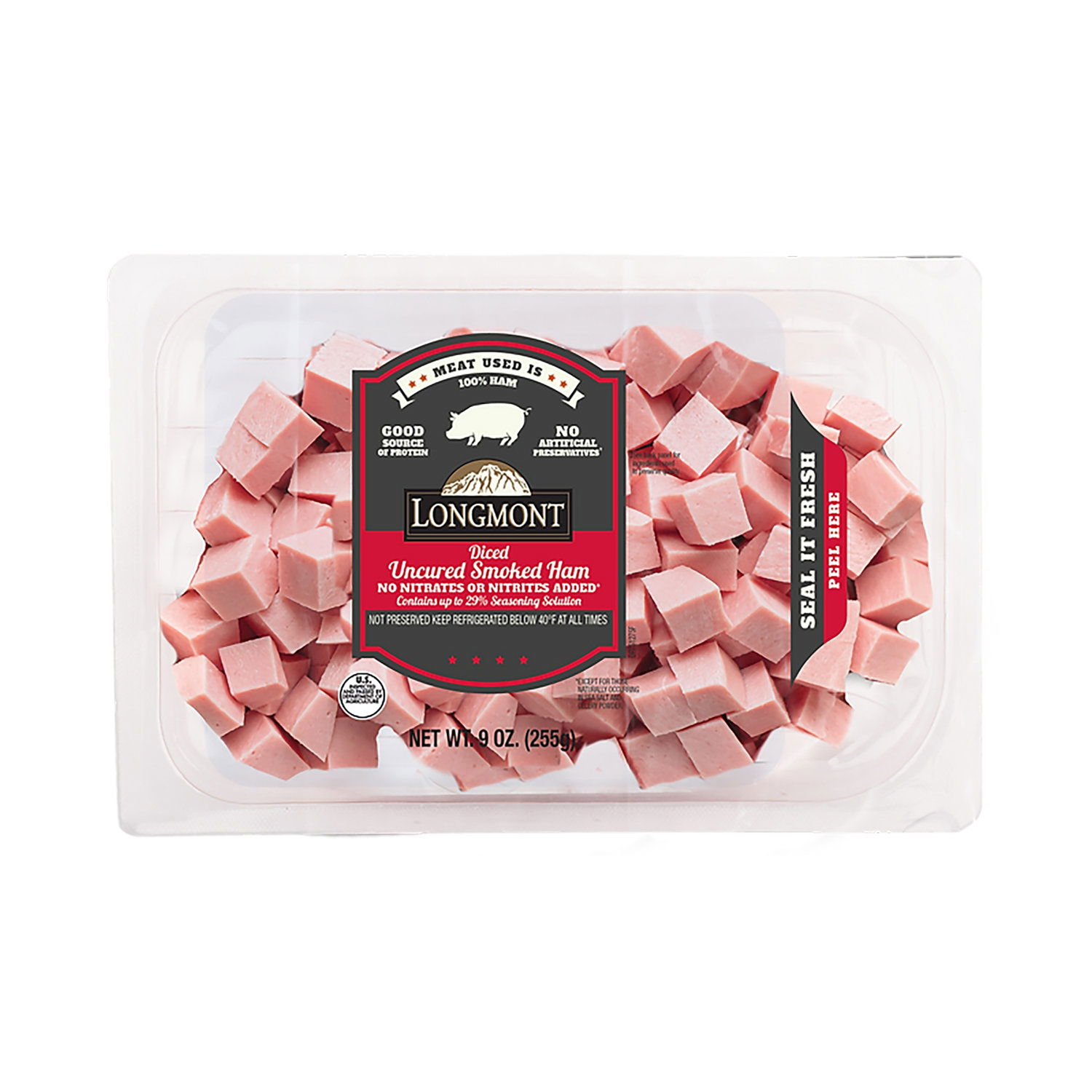 hamhamページ Longmont Uncured Smoked Ham Diced - Foodland