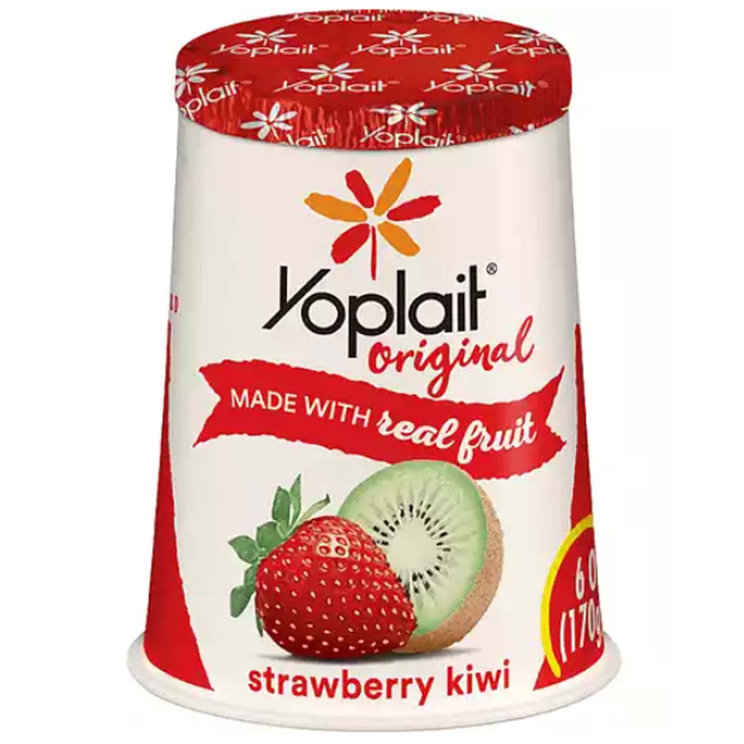 Yoplait Original Low-fat Yogurt, Strawberry Kiwi - Foodland