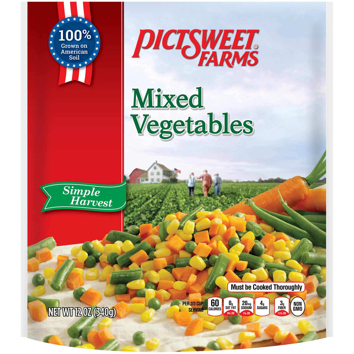 英国製   【covered vegetable】 Pictsweet Farms Mix Vegetables - Foodland
