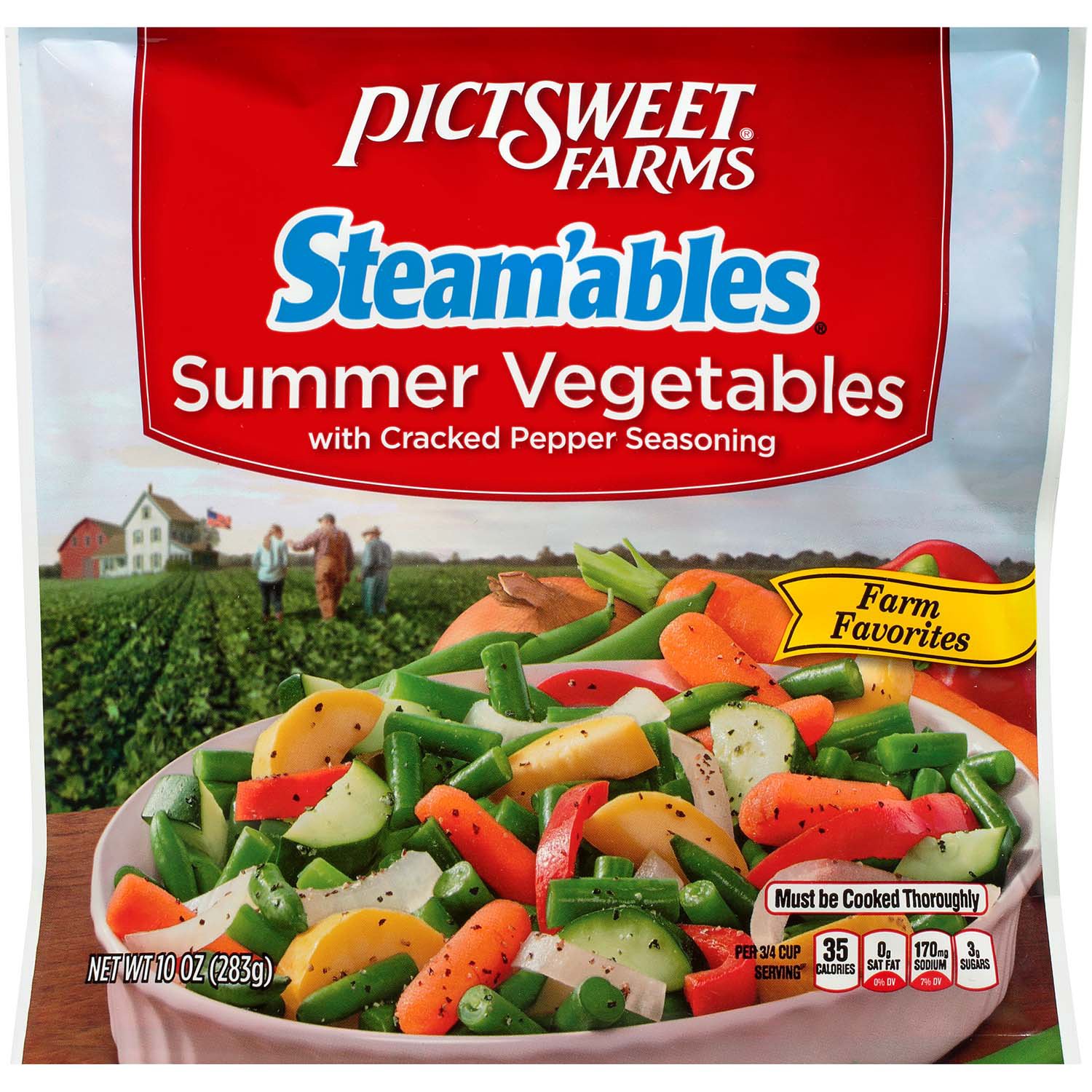 Pictsweet Farms Steam'ables Summer Vegetables with Cracked Pepper