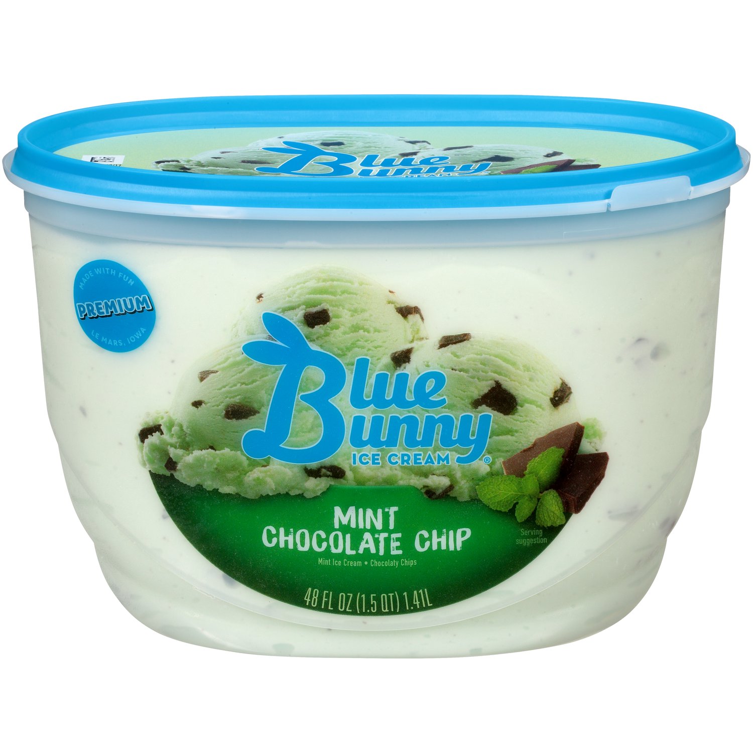 Blue Bunny Premium Ice Cream, Mint Chocolate Chip - Foodland