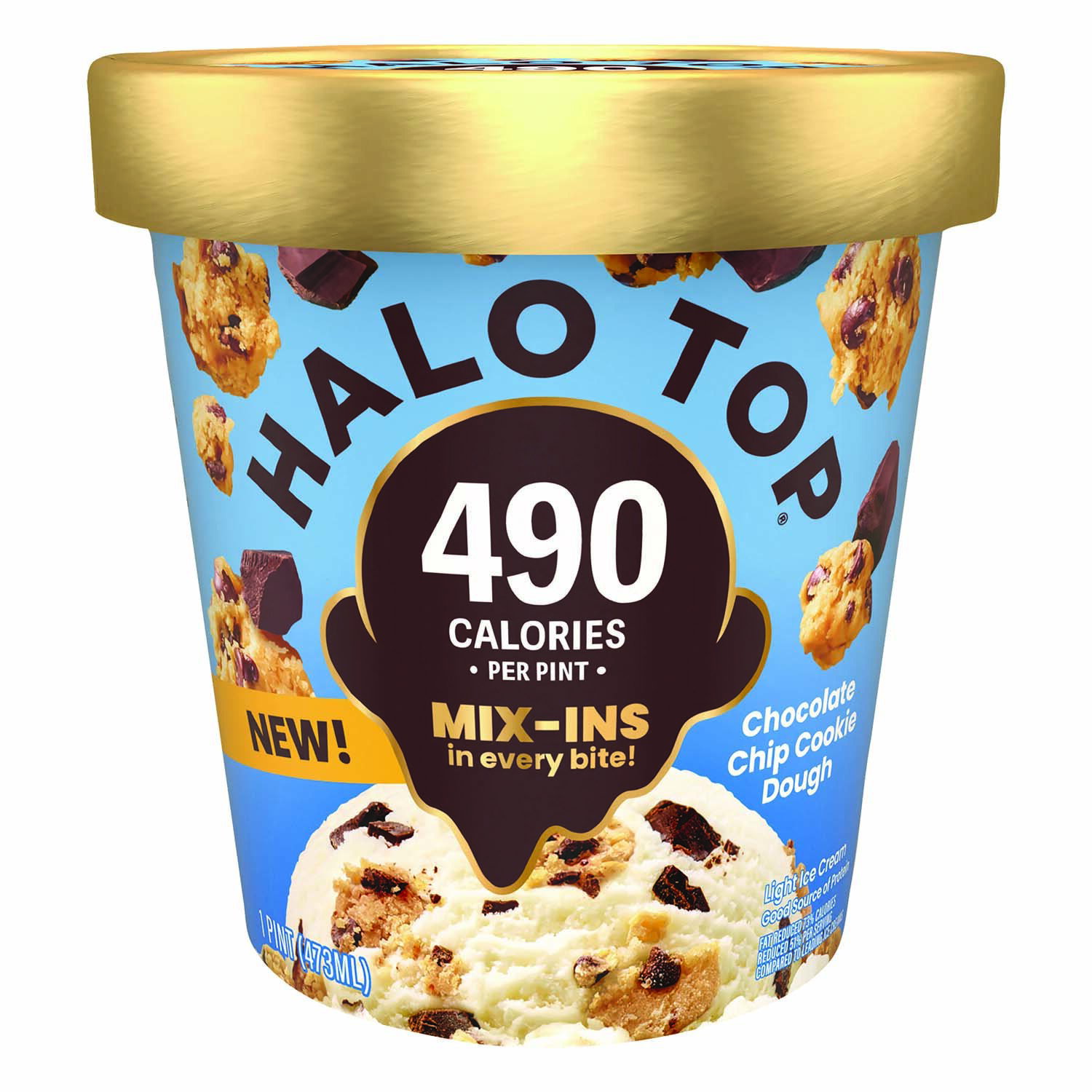 Halo Top Chocolate Chip Cookie Dough Ice Cream - Foodland