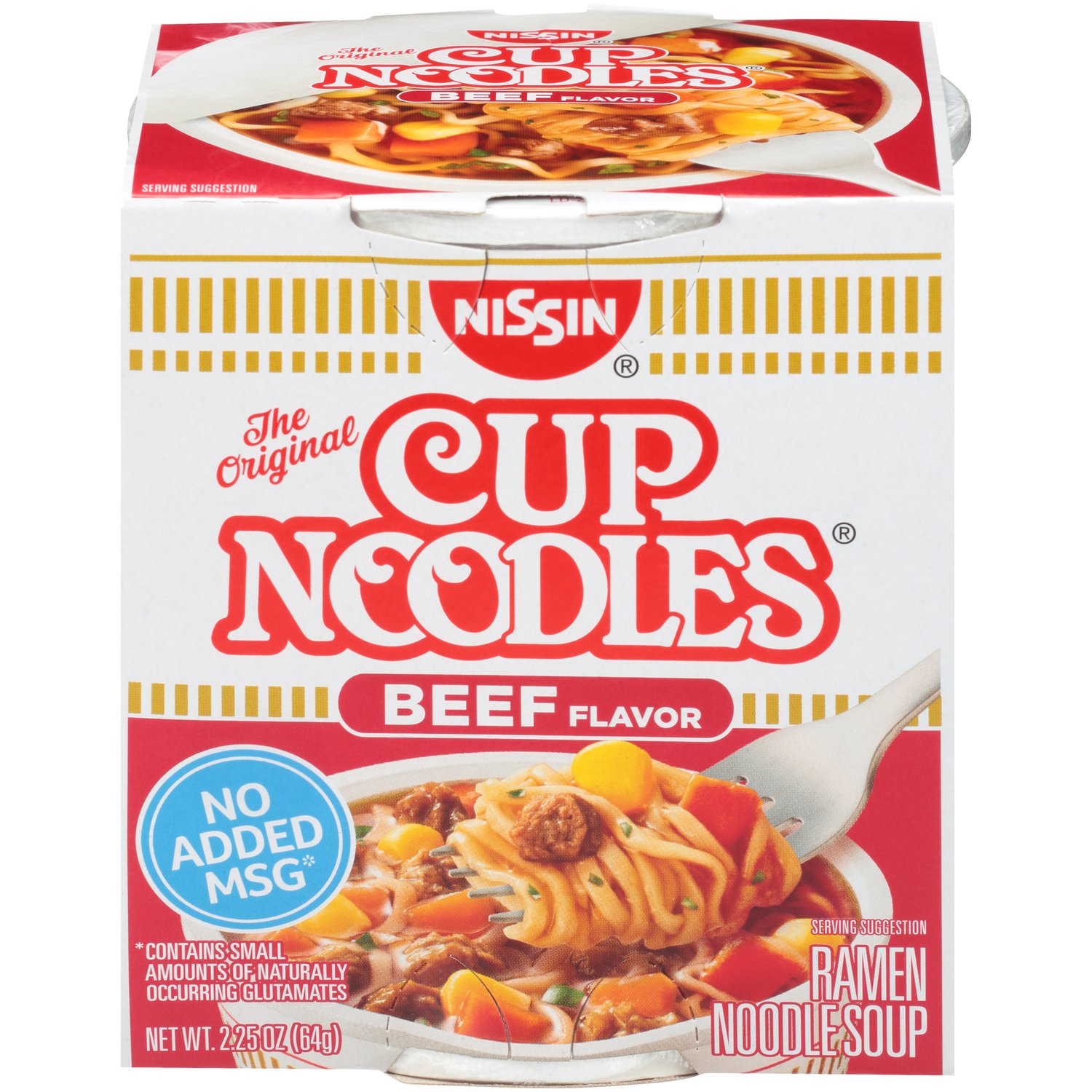 Nissin Cup Beef Ramen Noodle Soup - Foodland