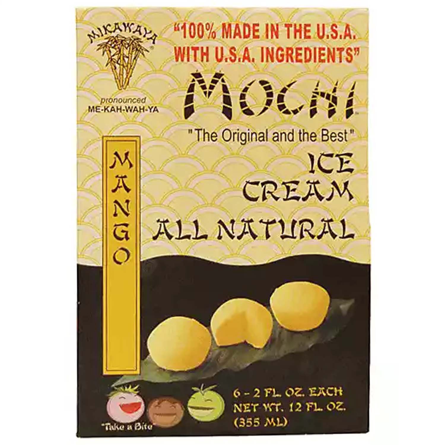 Mikawaya Mochi Ice Cream, Mango - Foodland