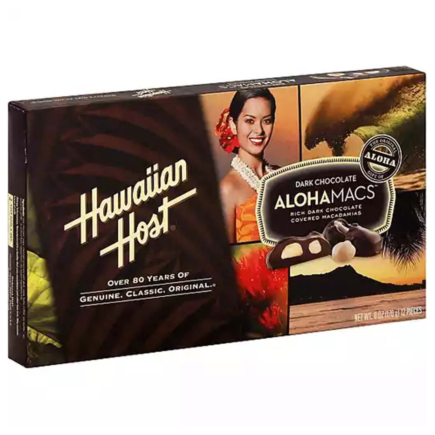 Alohamacs Macadamia Nuts, Dark Chocolate - Foodland