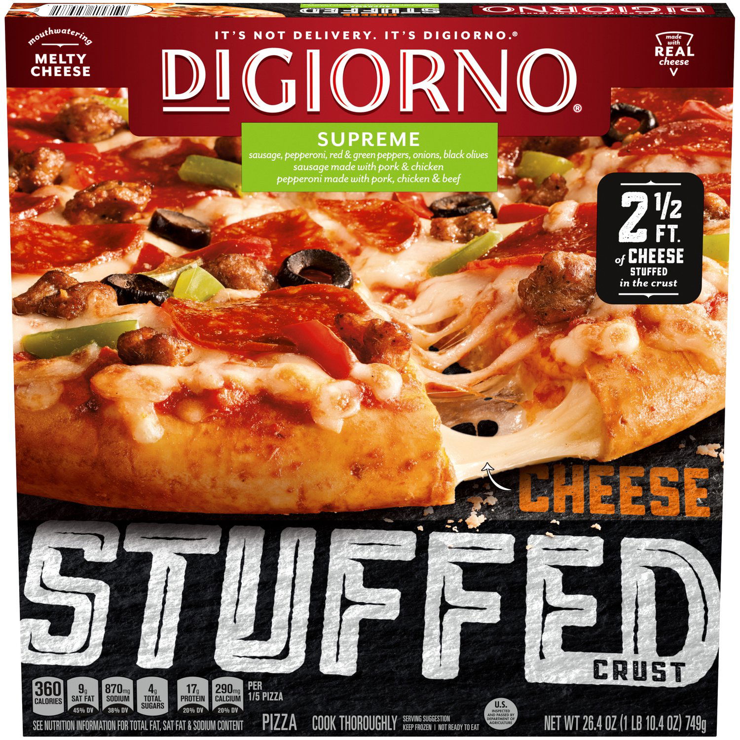 Digiorno Pizza, Cheese Stuffed Crust, Supreme - Foodland