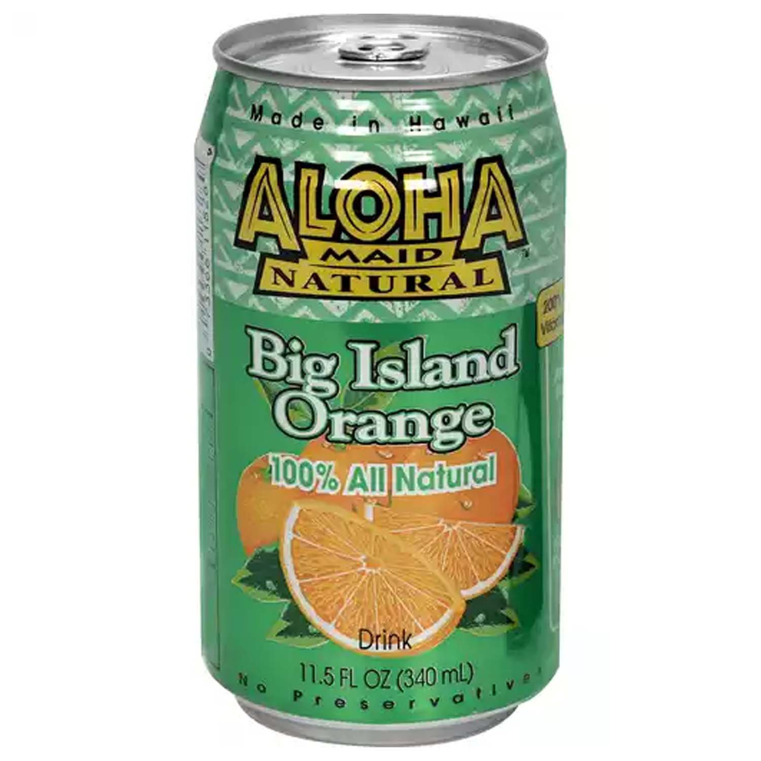 Aloha Maid Big Island Orange, Cans (Pack of 6) - Foodland