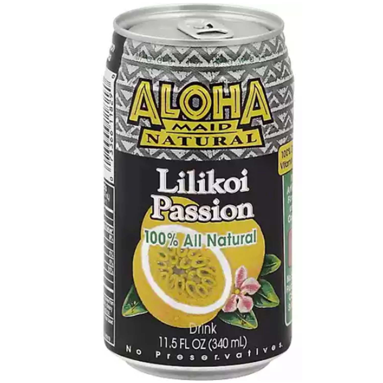Aloha Maid Lilikoi Passion, Cans (Pack of 6) - Foodland