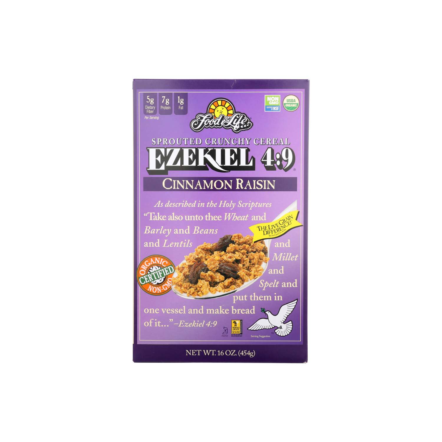 Food For Life Ezekiel 4:9 Crunchy Sprouted Grain Cereal