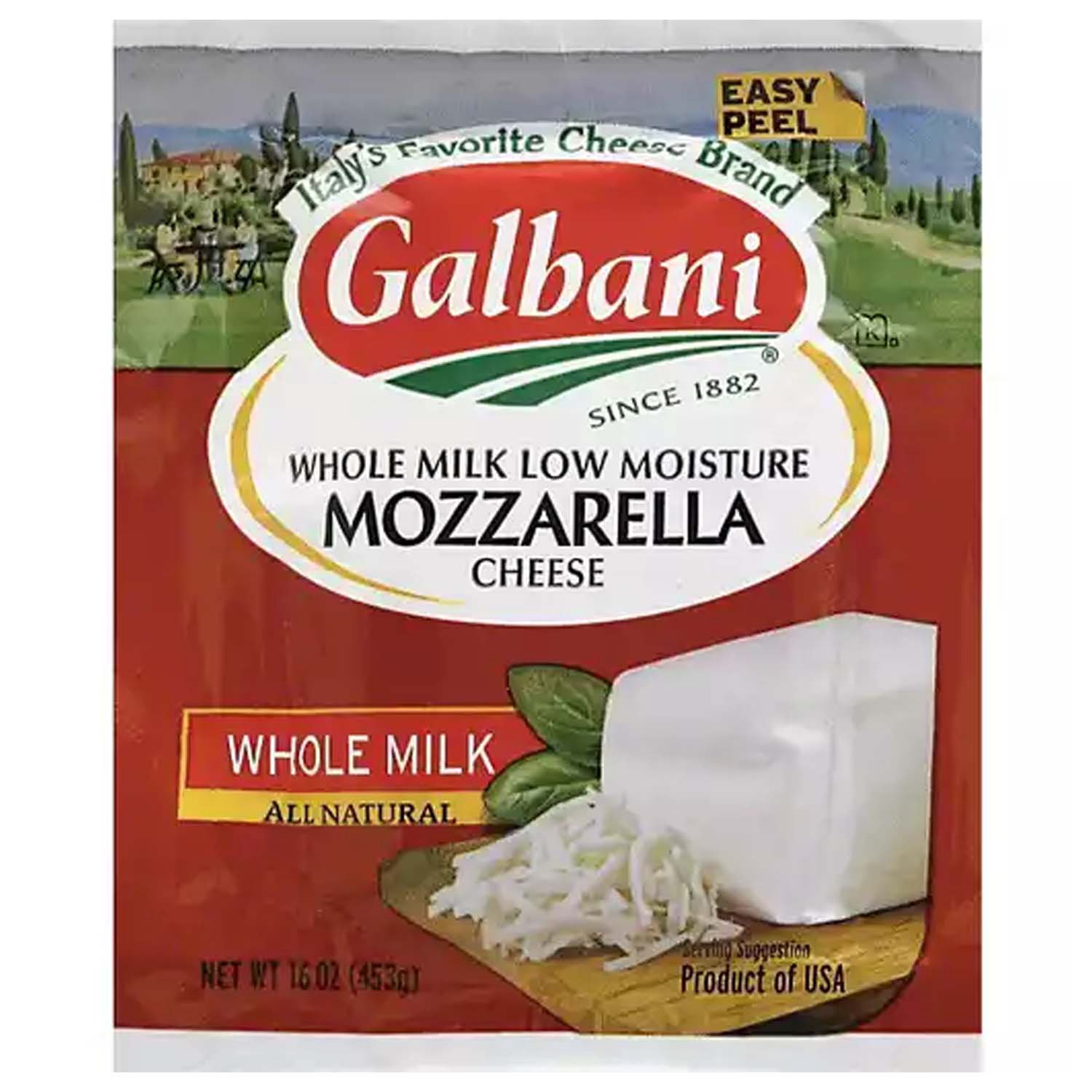 Whole Milk Low Moisture Mozzarella 