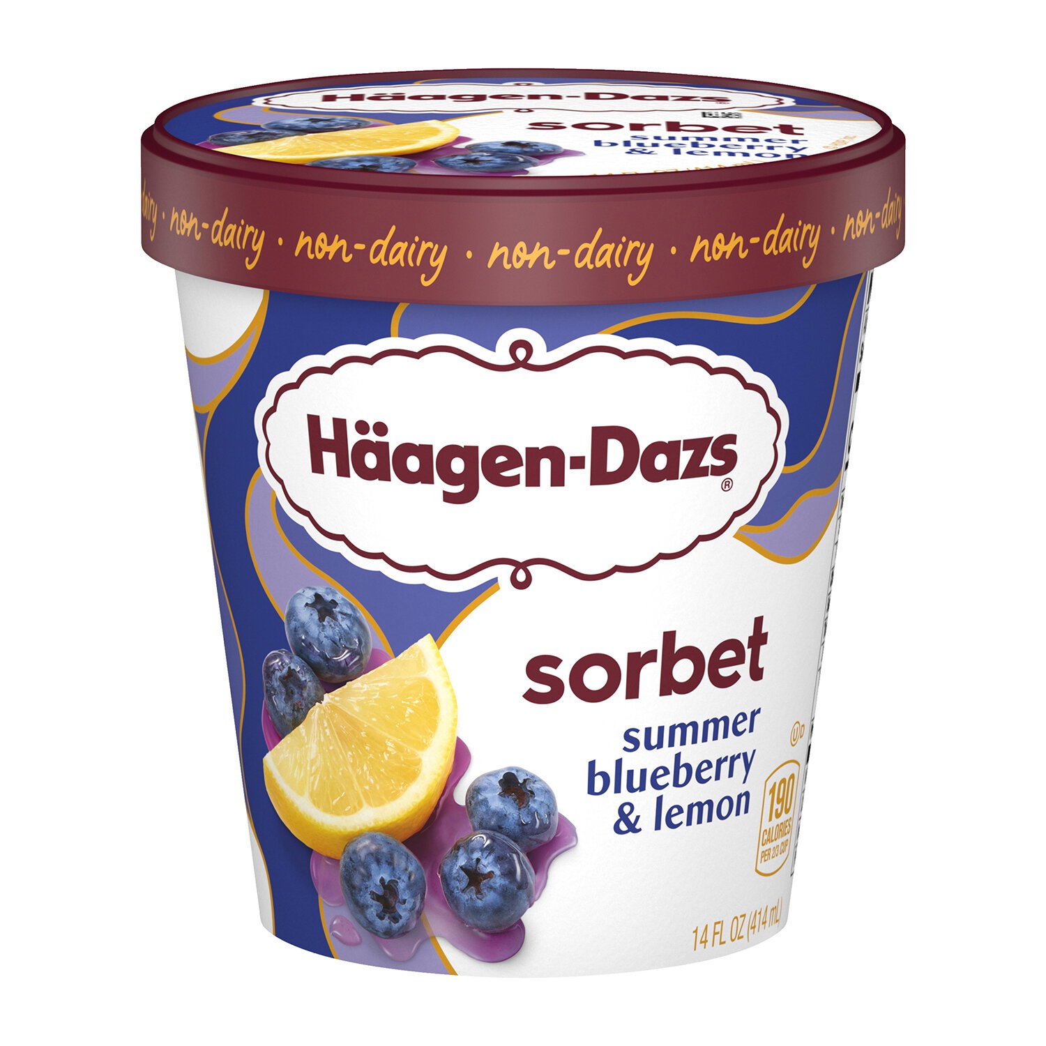 Haagen-Dazs Blueberry & Lemon Sorbet - Foodland