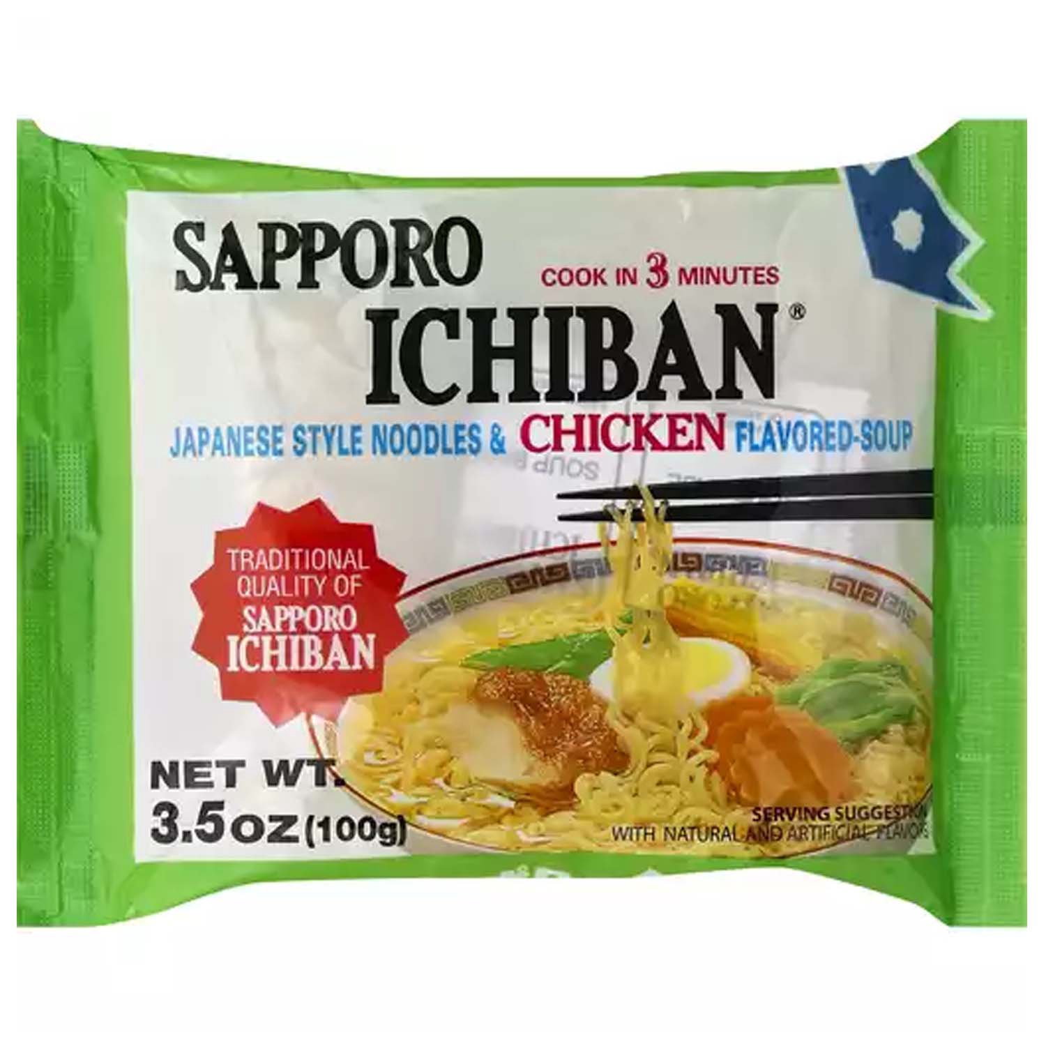 Sapporo Ichiban Noodles, Chicken - Foodland