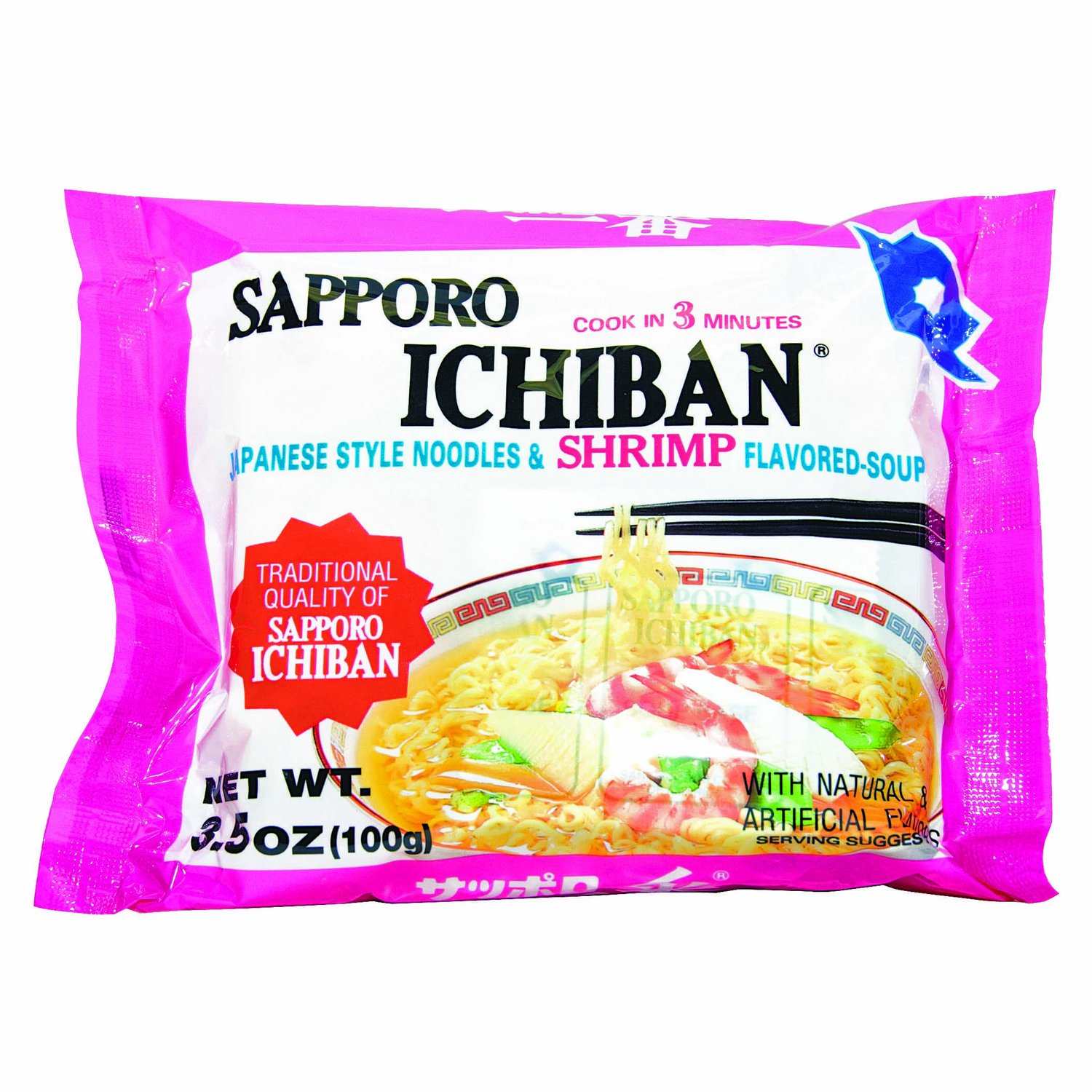 Sapporo Ichiban Noodles, Shrimp - Foodland