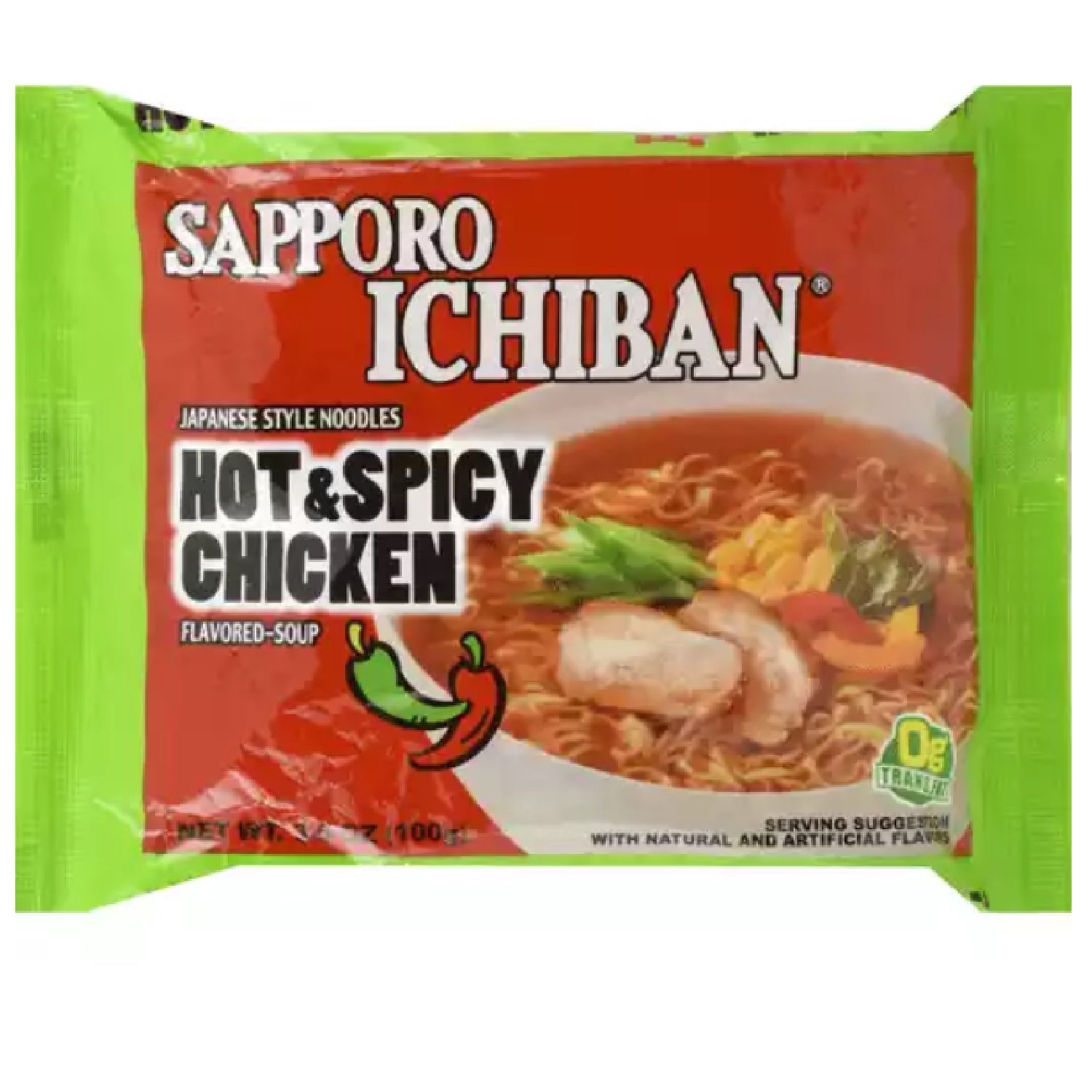 Sapporo Ichiban Noodle Soup, Hot & Spicy Chicken - Foodland