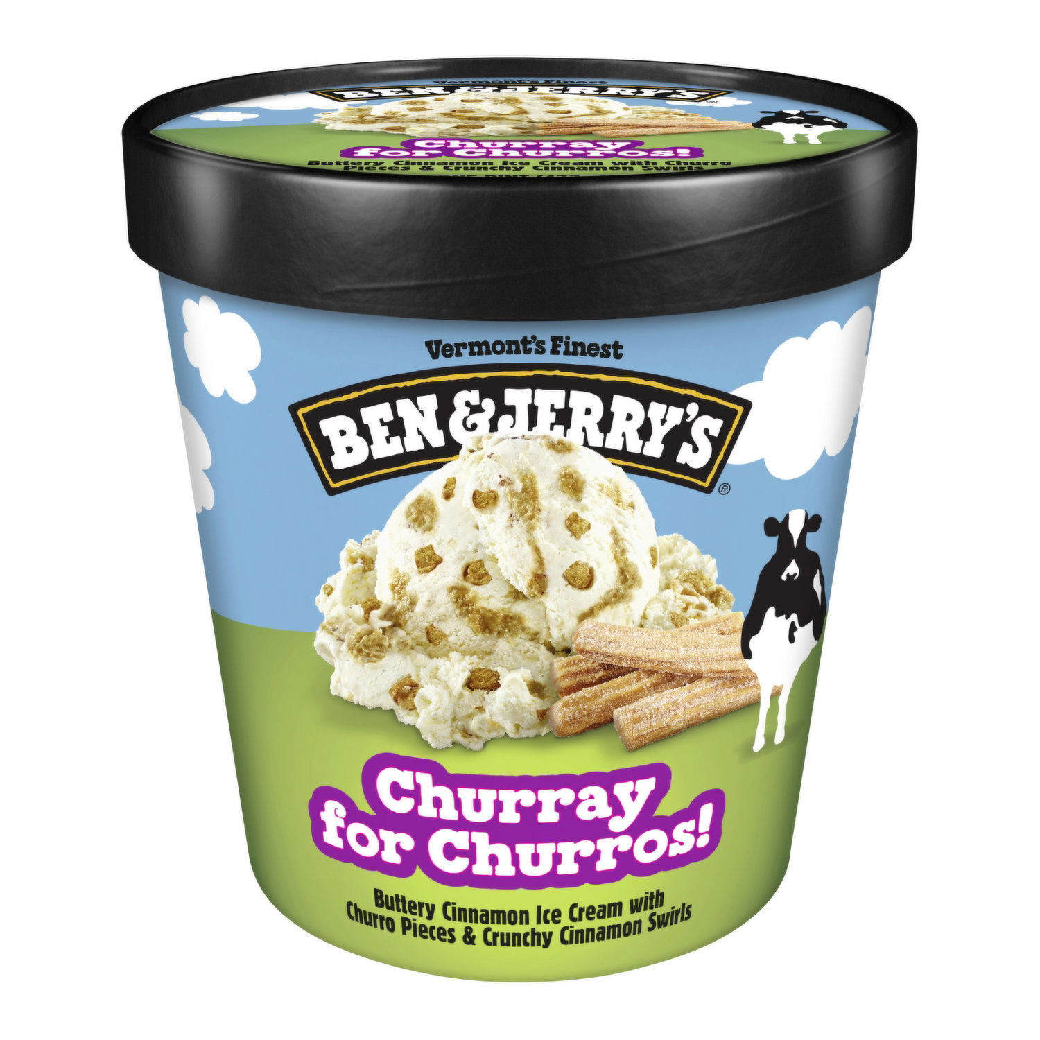Ben & Jerry's Churray For Churros! Cinnamon Ice Cream - Foodland