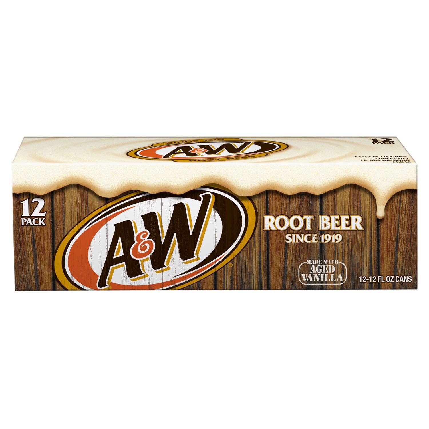 A&W Root Beer, Cans (Pack of 12) - Foodland