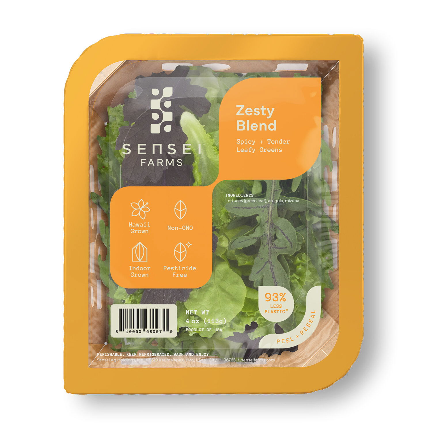 Sensei Farms Local Zesty Greens Blend - Foodland