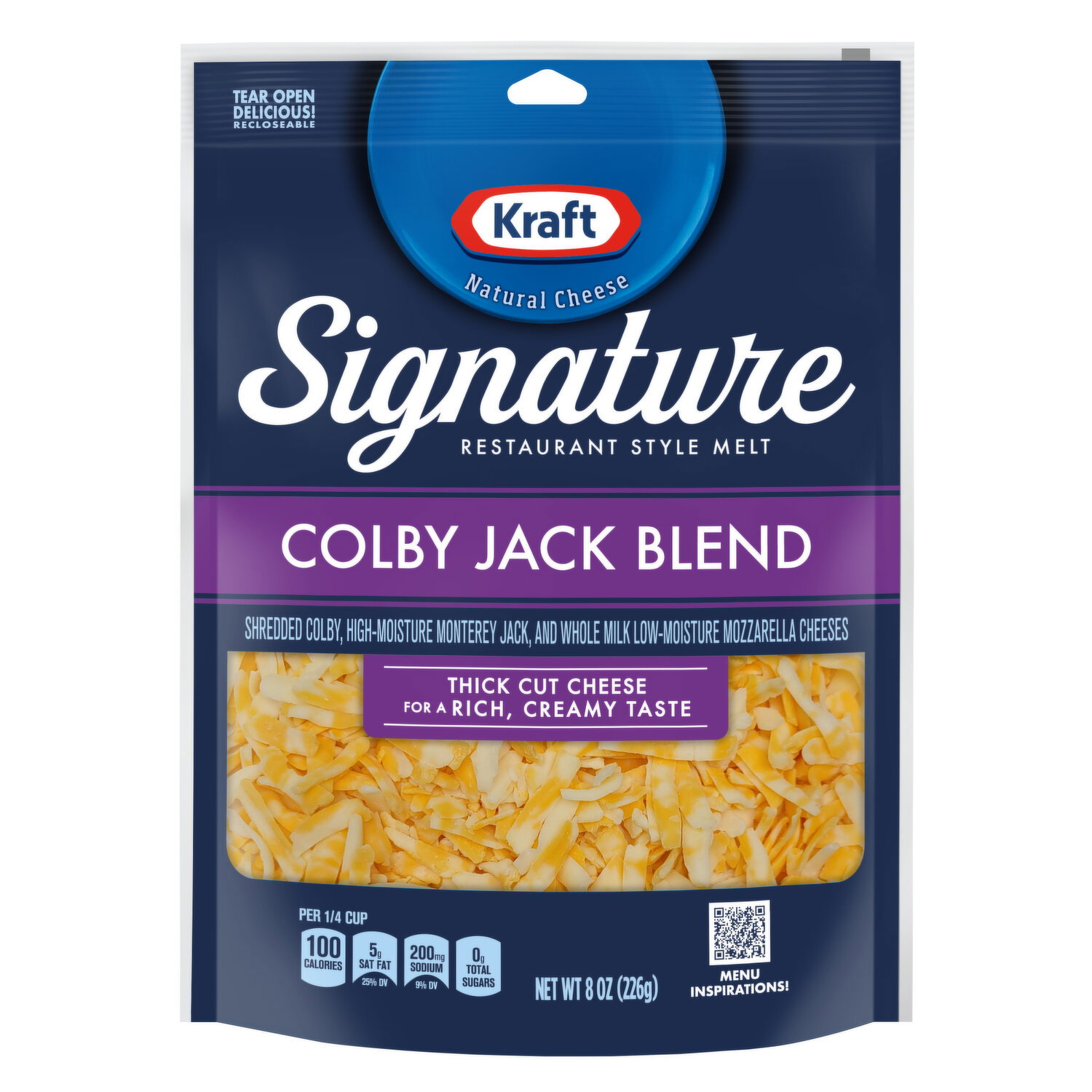 Kraft Signature Colby Jack Shredded Cheese - Foodland